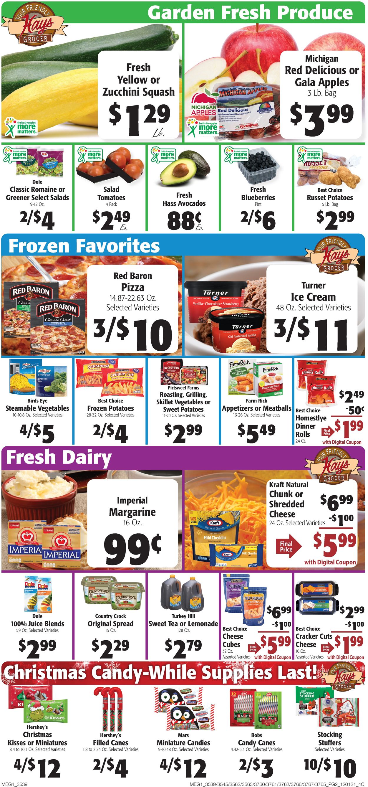 Hays Supermarket Weekly Ad Circular - valid 12/01-12/07/2021 (Page 2)