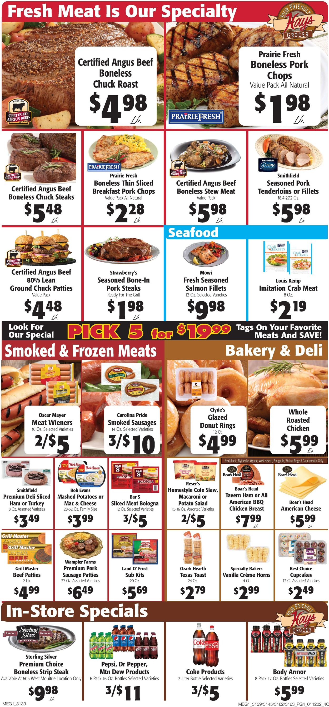 Hays Supermarket Weekly Ad Circular - valid 01/12-01/18/2022 (Page 6)