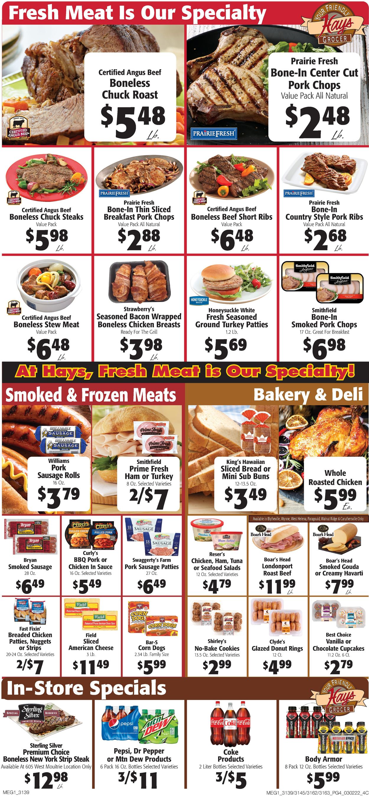 Hays Supermarket Weekly Ad Circular - valid 03/02-03/08/2022 (Page 6)