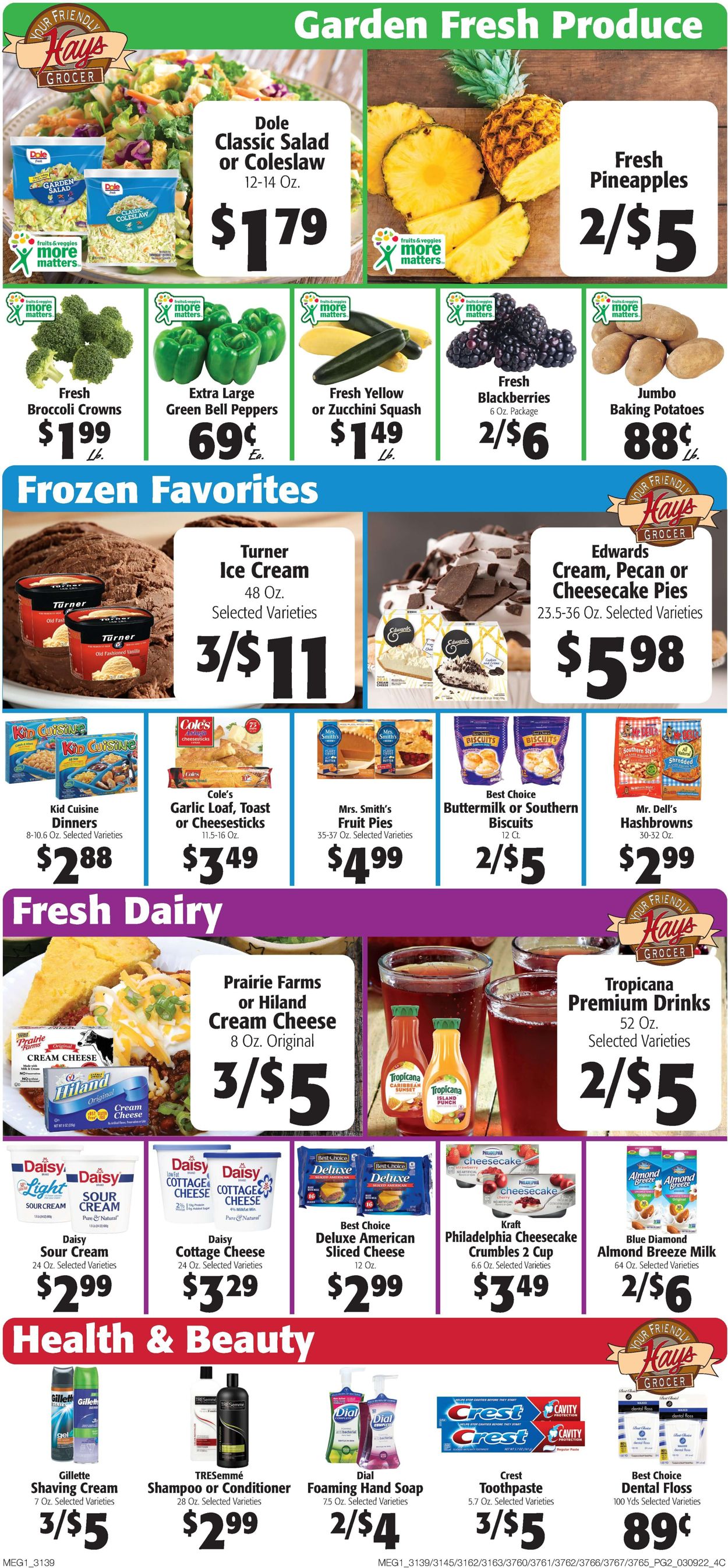Hays Supermarket Weekly Ad Circular - valid 03/09-03/15/2022 (Page 4)