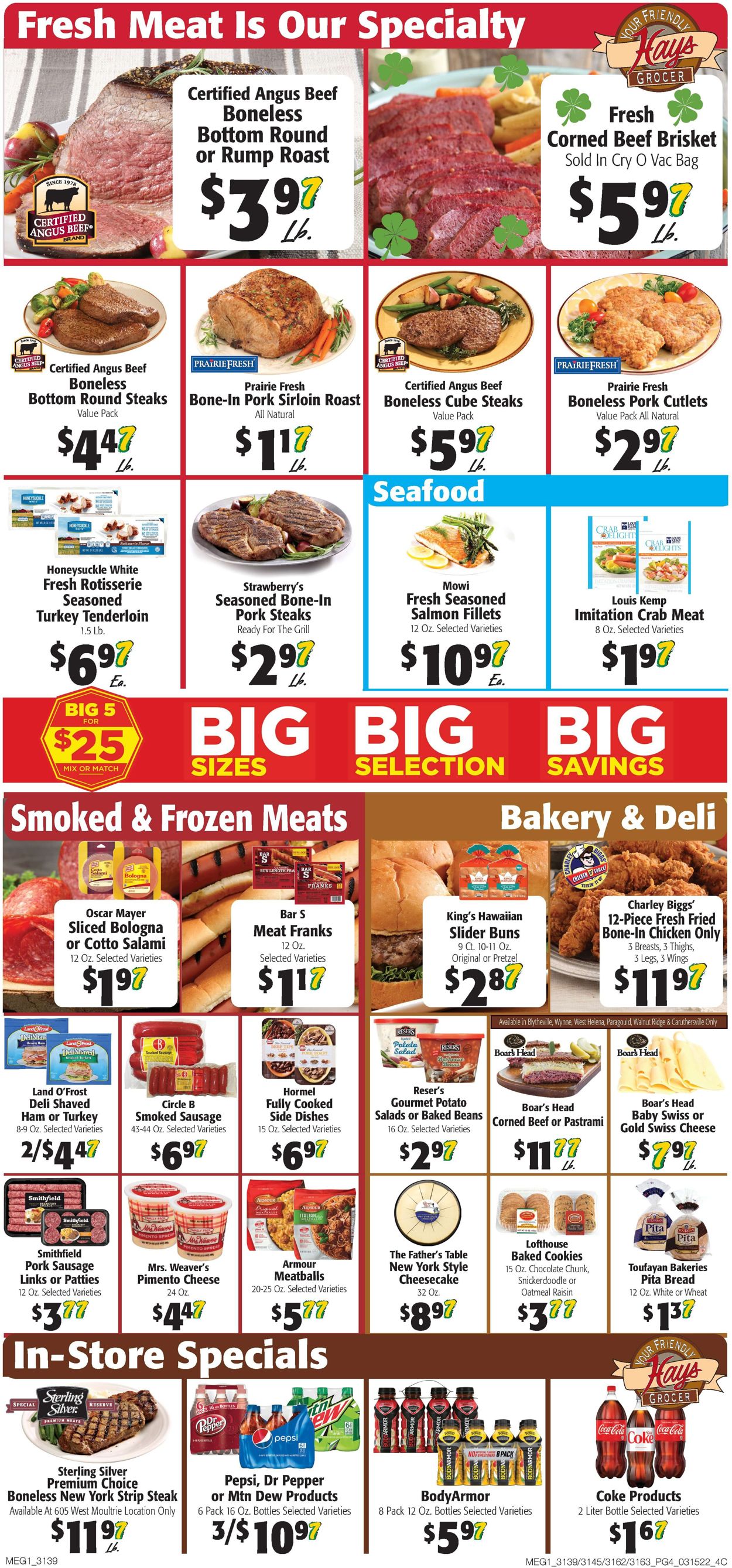 Hays Supermarket Weekly Ad Circular - valid 03/16-03/22/2022 (Page 6)