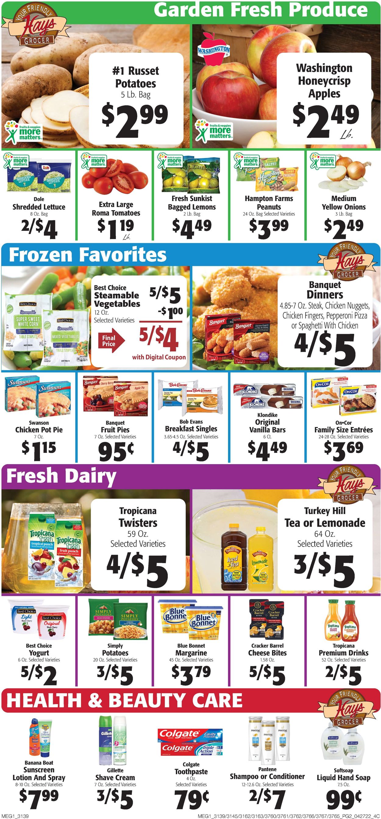 Hays Supermarket Weekly Ad Circular - valid 04/27-05/03/2022 (Page 4)
