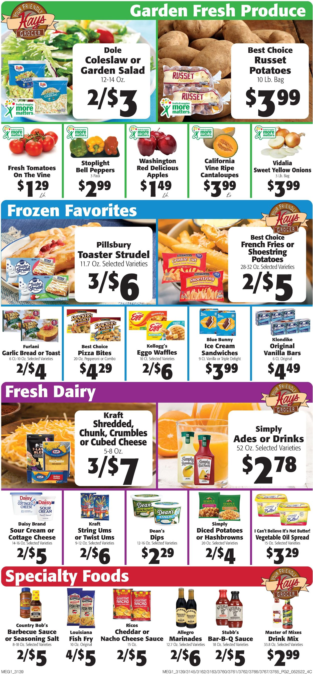 Hays Supermarket Weekly Ad Circular - valid 05/25-05/31/2022 (Page 4)