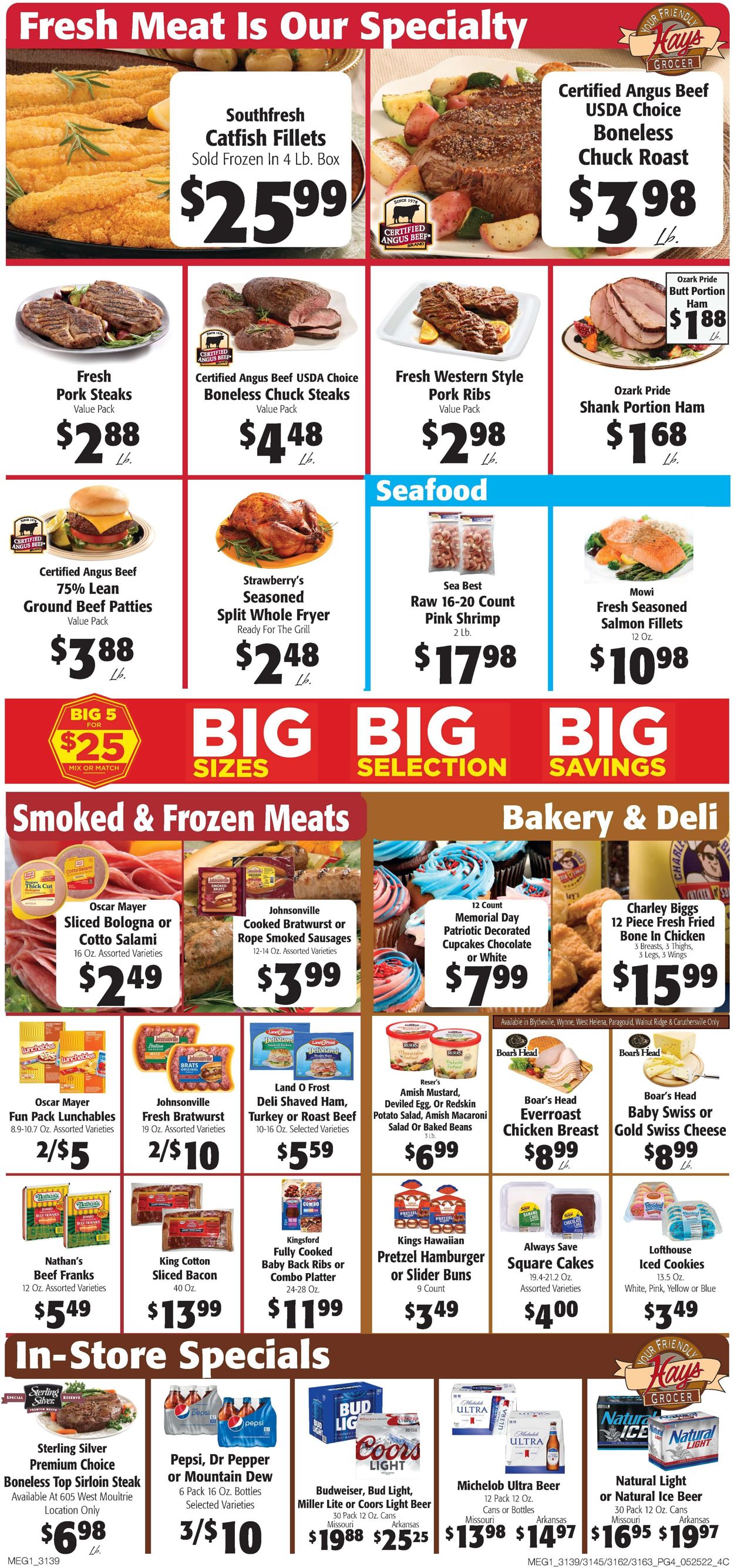 Hays Supermarket Weekly Ad Circular - valid 05/25-05/31/2022 (Page 6)