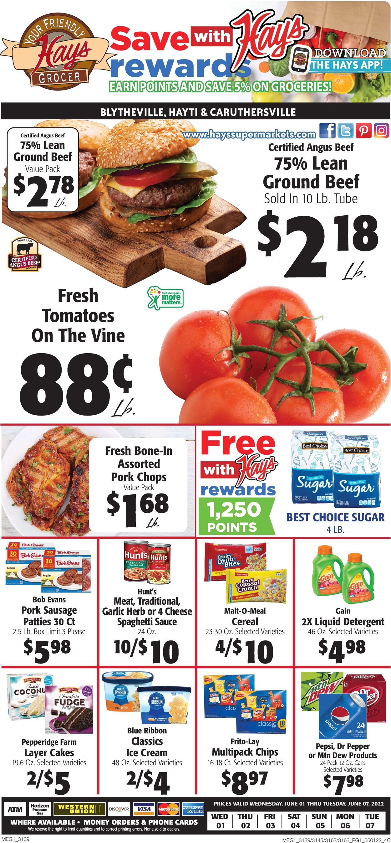 Hays Supermarket Weekly Ad Circular - valid 06/01-06/07/2022 (Page 3)