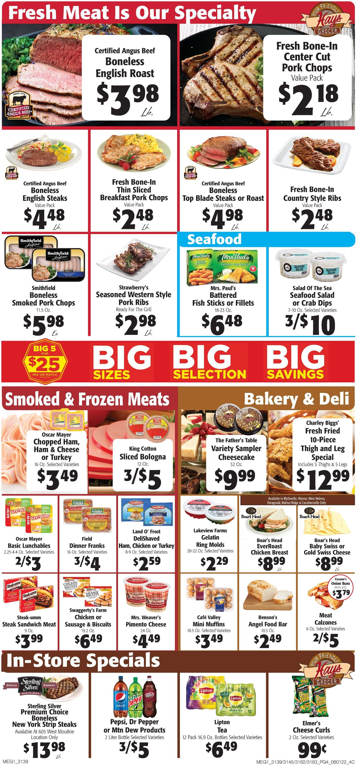 Hays Supermarket Weekly Ad Circular - valid 06/01-06/07/2022 (Page 6)
