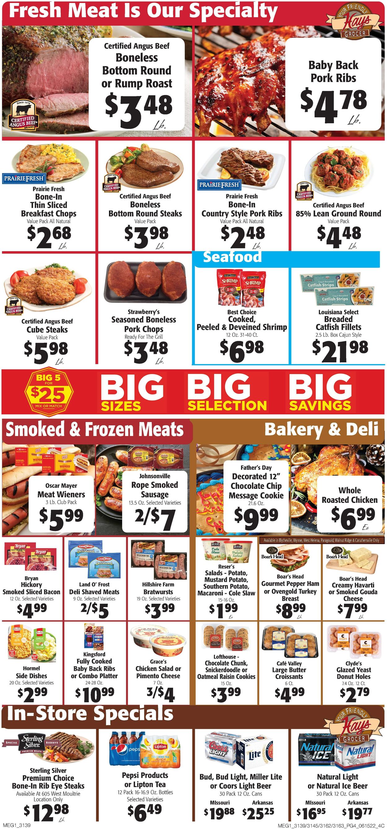 Hays Supermarket Weekly Ad Circular - valid 06/15-06/21/2022 (Page 4)