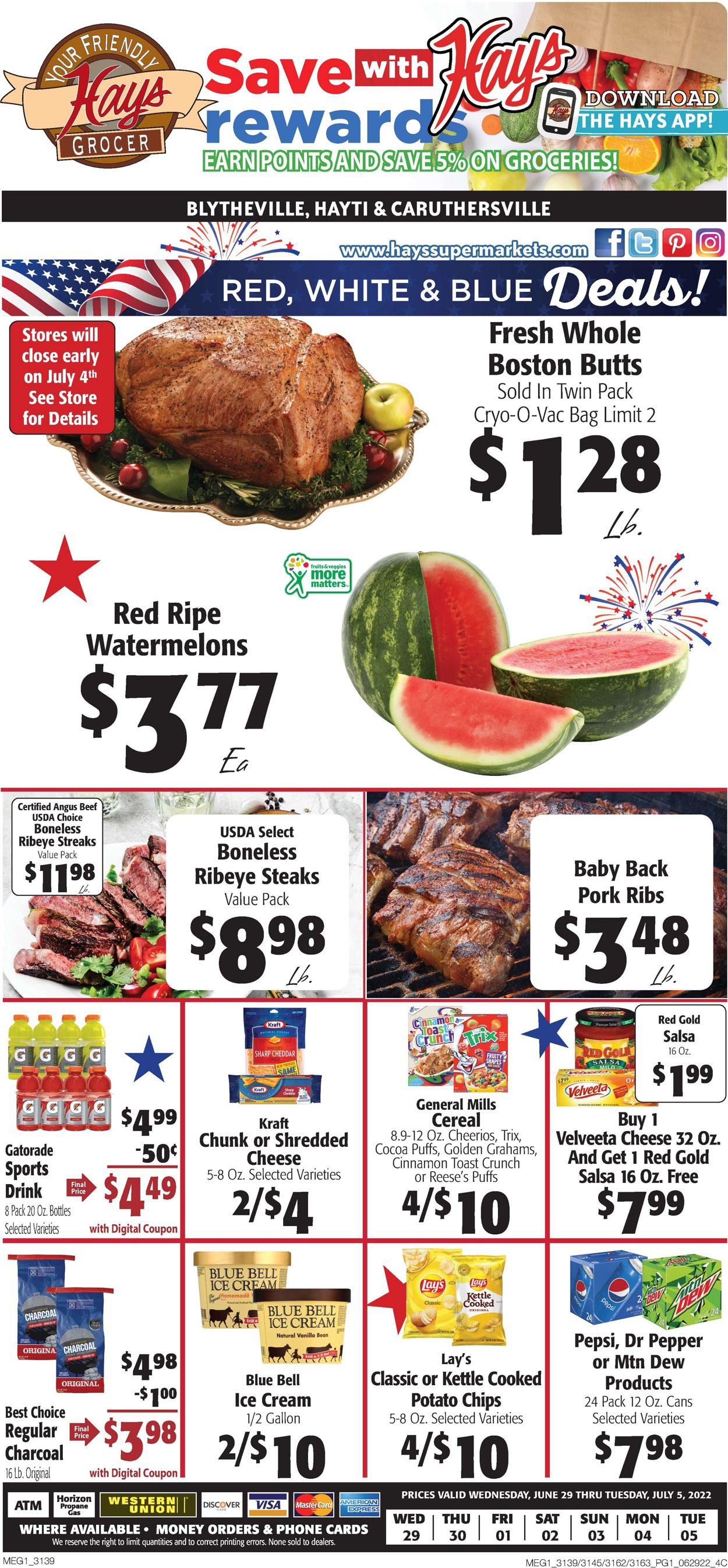 Hays Supermarket Weekly Ad Circular - valid 06/29-07/05/2022 (Page 3)