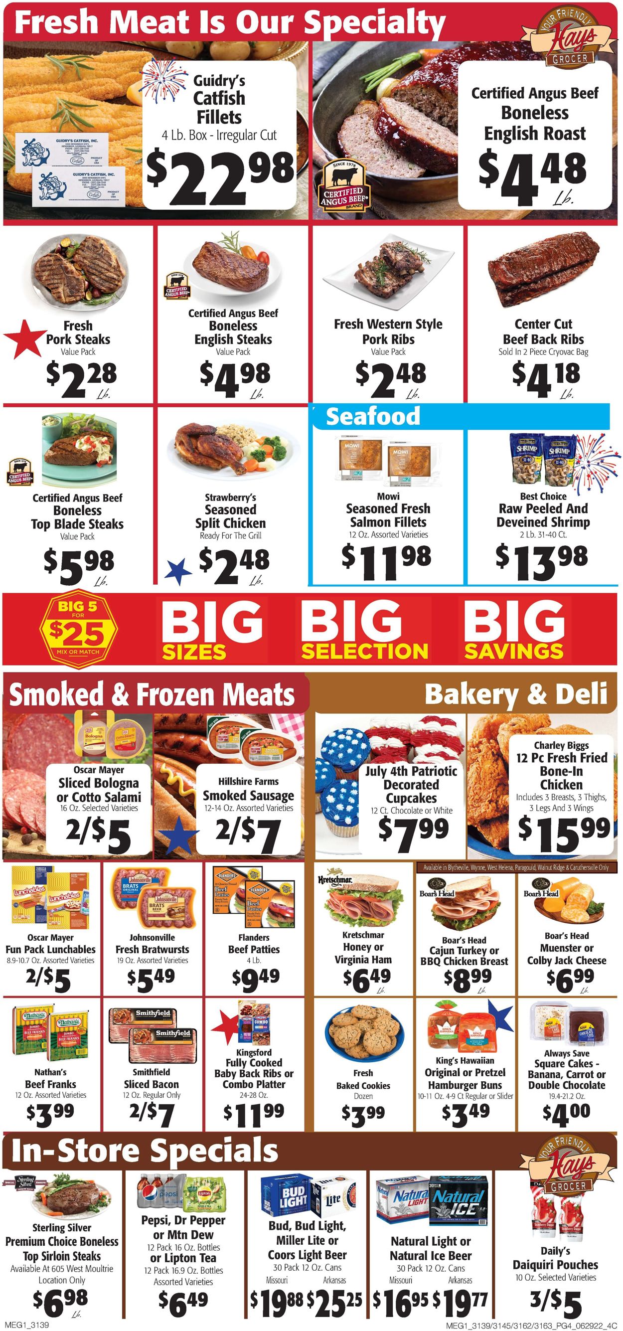 Hays Supermarket Weekly Ad Circular - valid 06/29-07/05/2022 (Page 6)