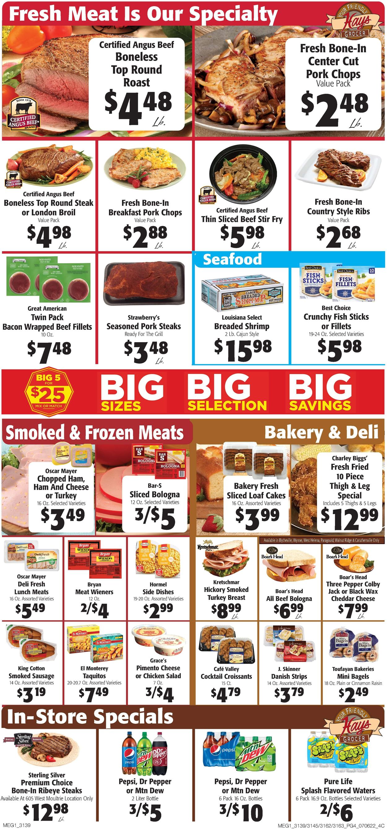 Hays Supermarket Weekly Ad Circular - valid 07/06-07/12/2022 (Page 4)