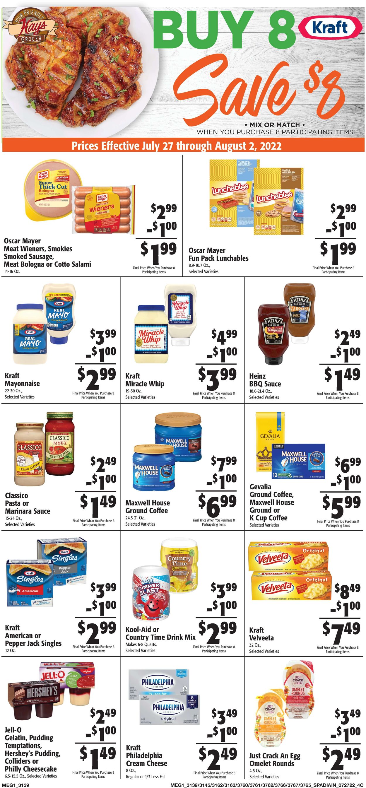 Hays Supermarket Weekly Ad Circular - valid 07/27-08/02/2022 (Page 2)