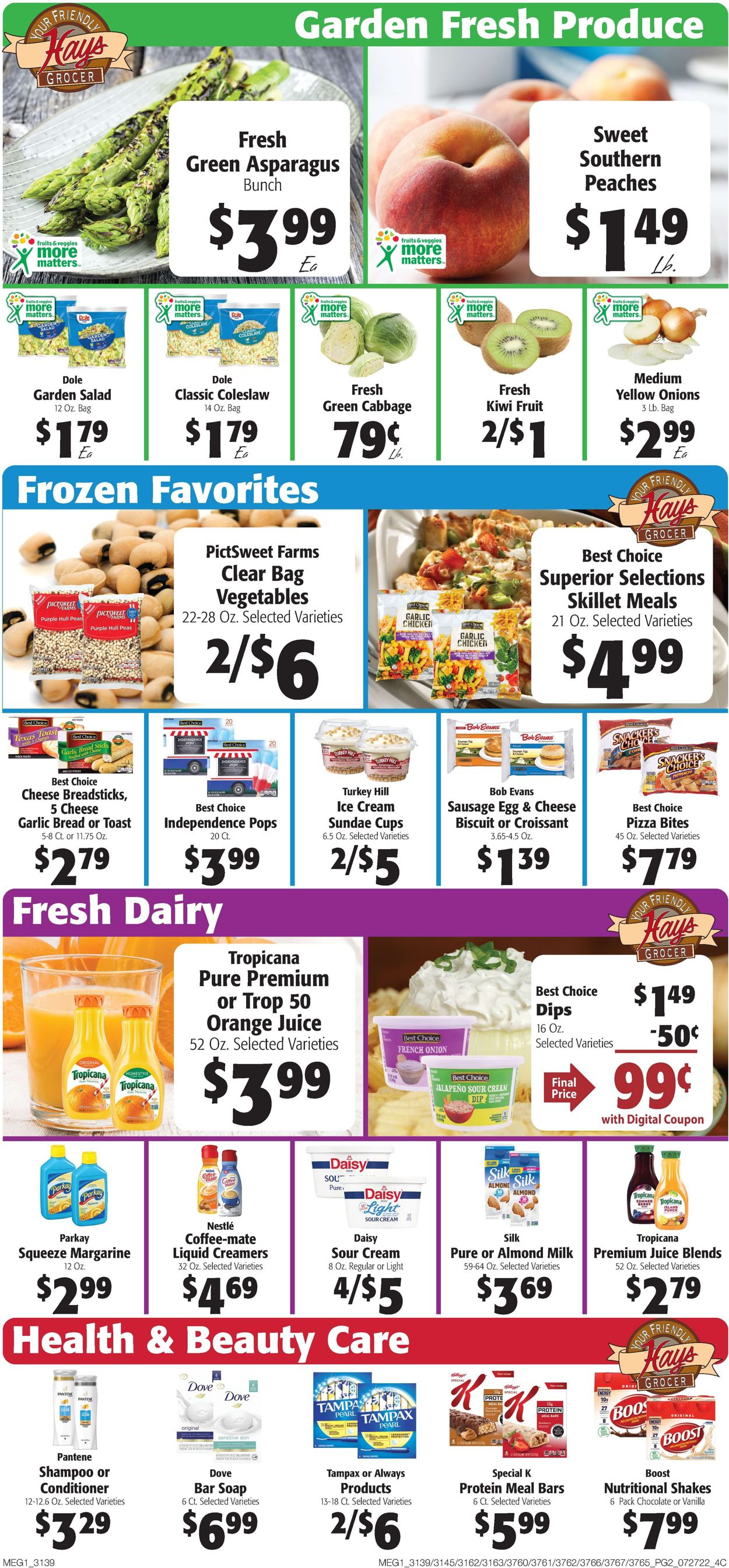Hays Supermarket Weekly Ad Circular - valid 07/27-08/02/2022 (Page 4)