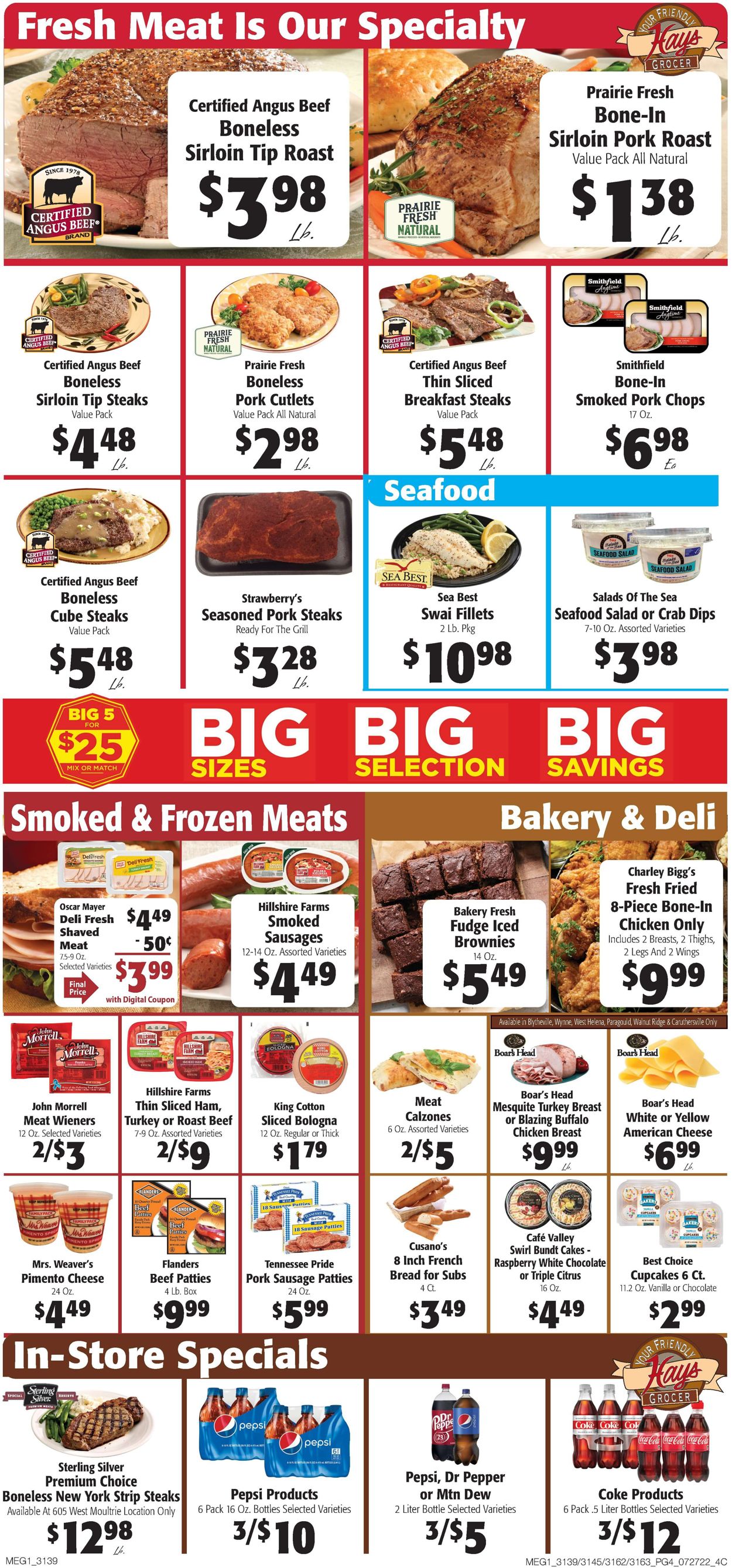 Hays Supermarket Weekly Ad Circular - valid 07/27-08/02/2022 (Page 6)