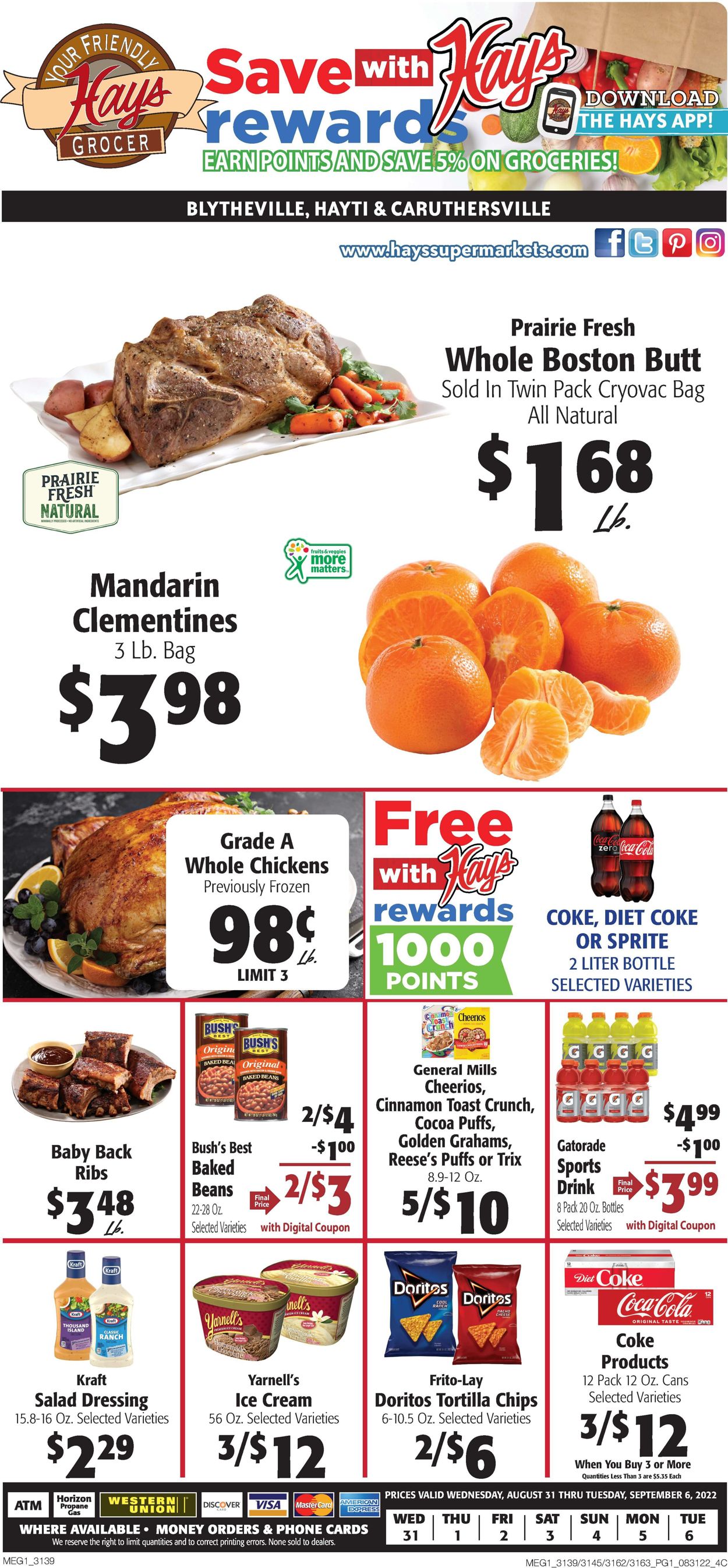 Hays Supermarket Weekly Ad Circular - valid 08/31-09/06/2022 (Page 3)