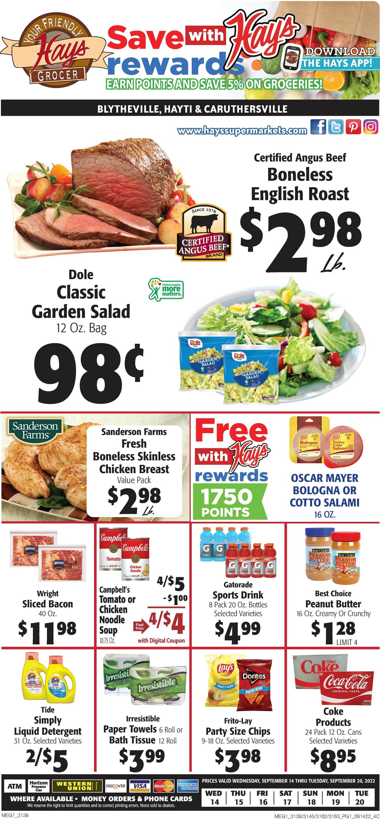 Hays Supermarket Weekly Ad Circular - valid 09/14-09/20/2022 (Page 3)