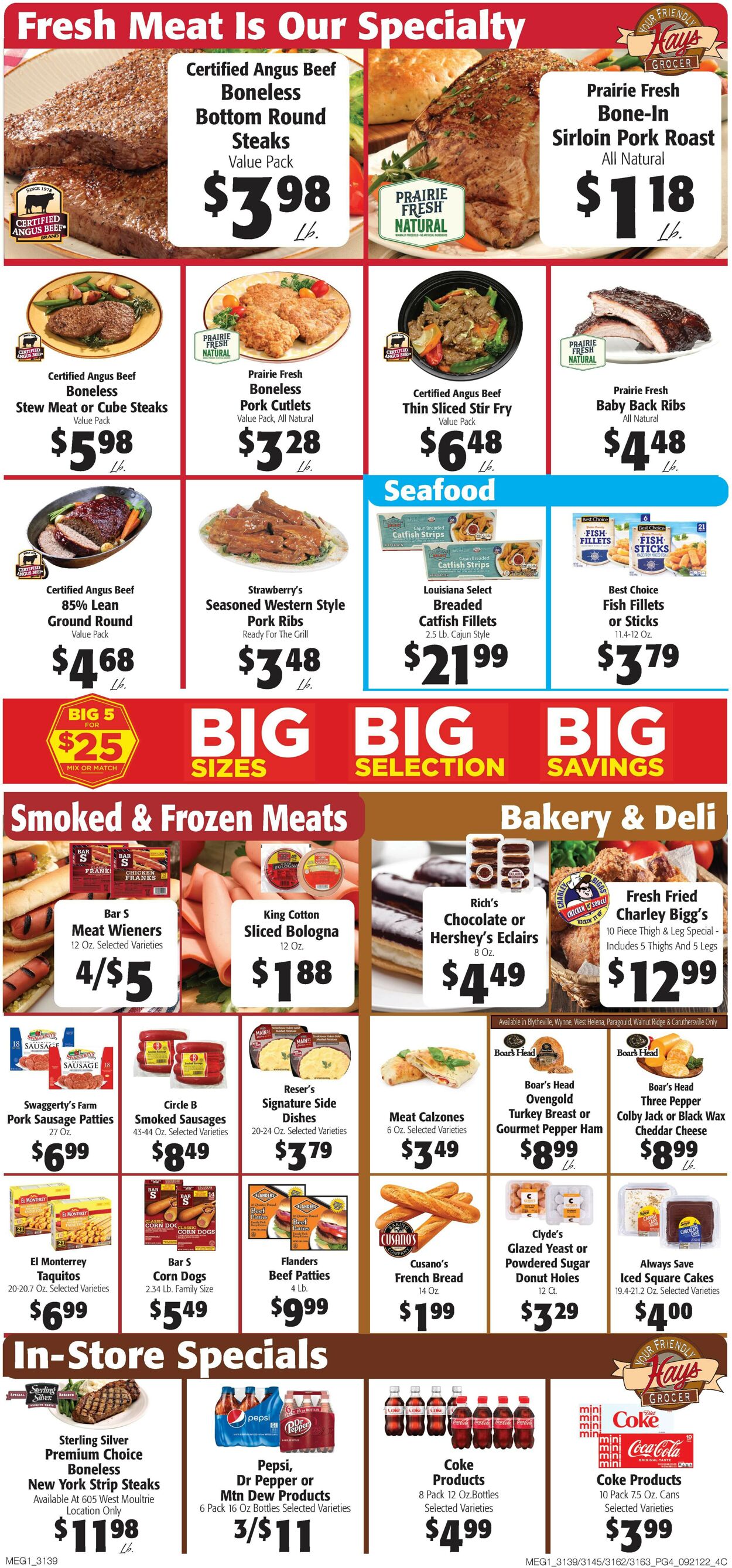 Hays Supermarket Weekly Ad Circular - valid 09/21-09/27/2022 (Page 4)