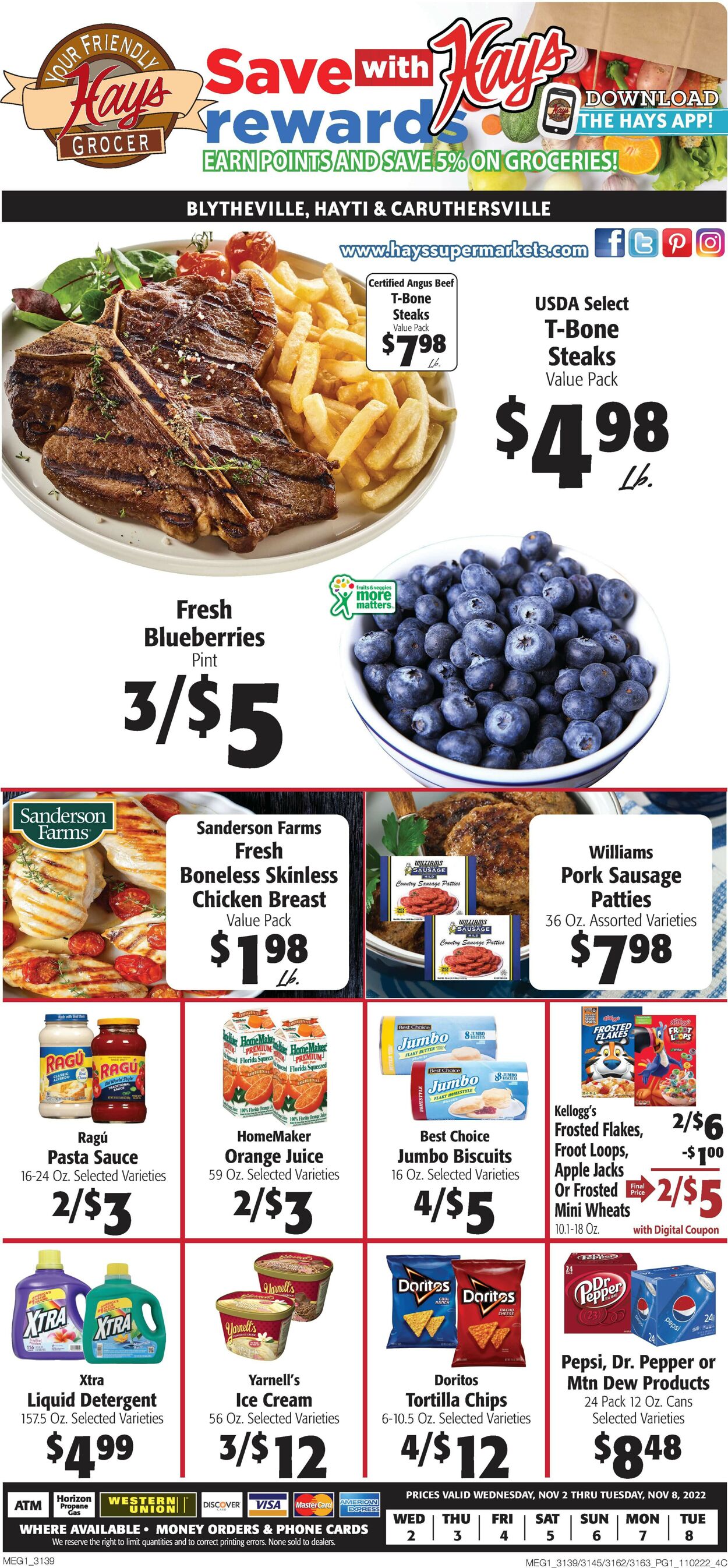 Hays Supermarket Weekly Ad Circular - valid 11/02-11/08/2022 (Page 3)