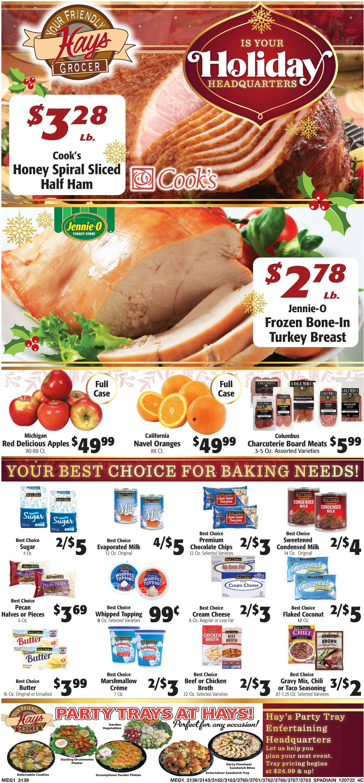 Hays Supermarket Weekly Ad Circular - valid 12/07-12/13/2022 (Page 2)
