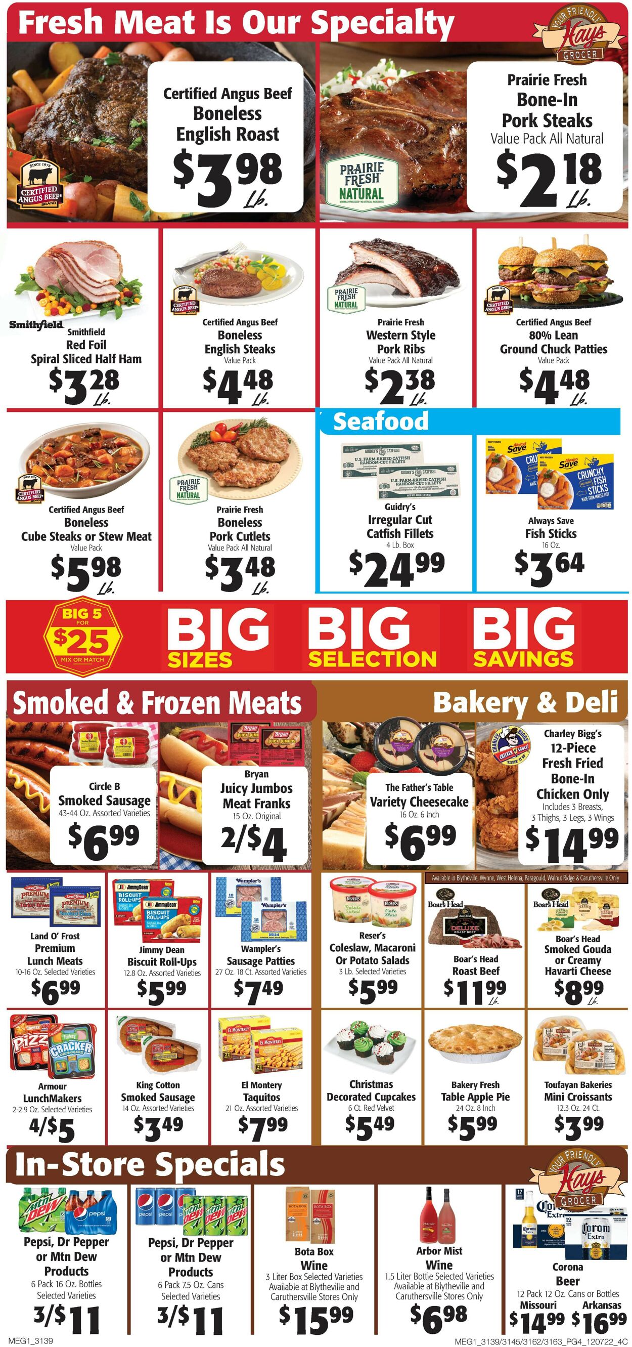 Hays Supermarket Weekly Ad Circular - valid 12/07-12/13/2022 (Page 6)