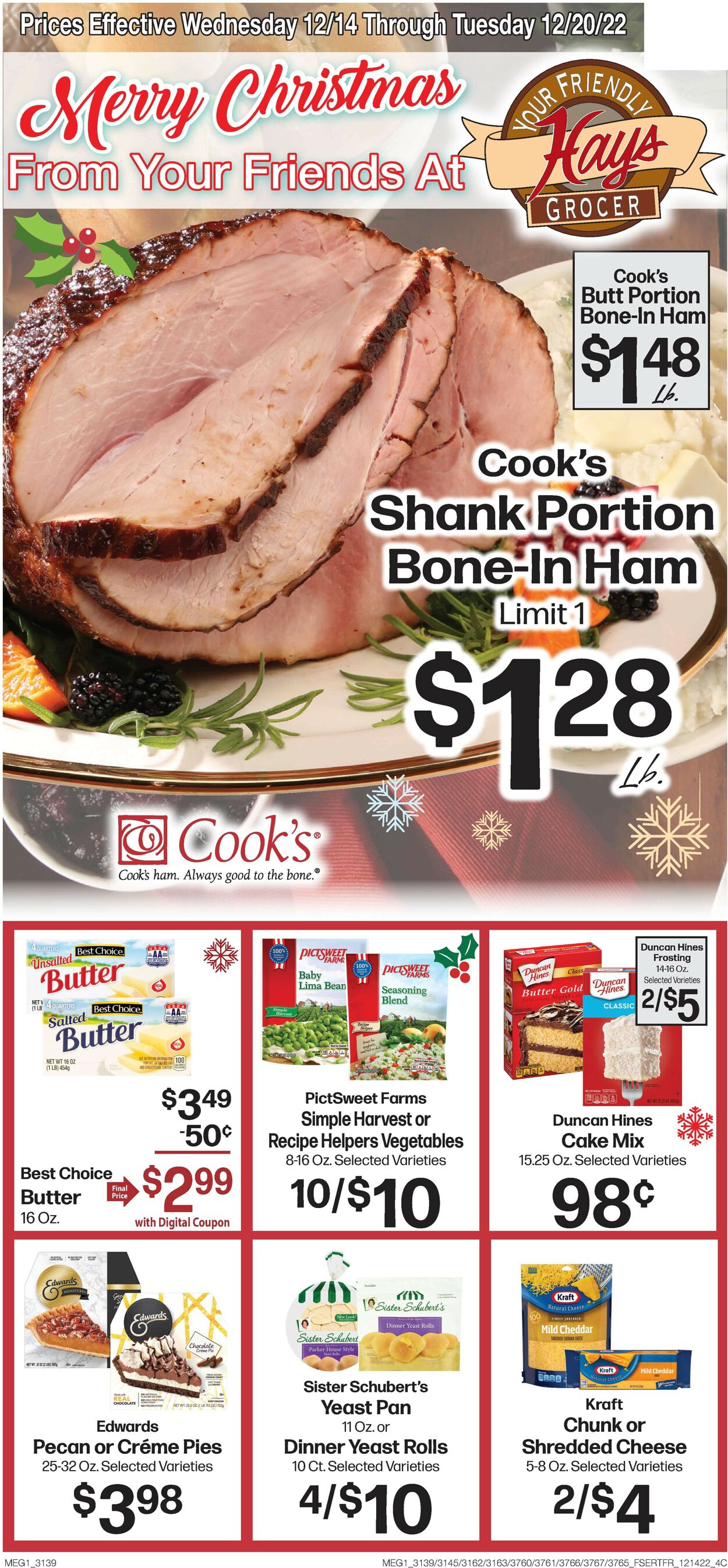 Hays Supermarket Weekly Ad Circular - valid 12/14-12/20/2022