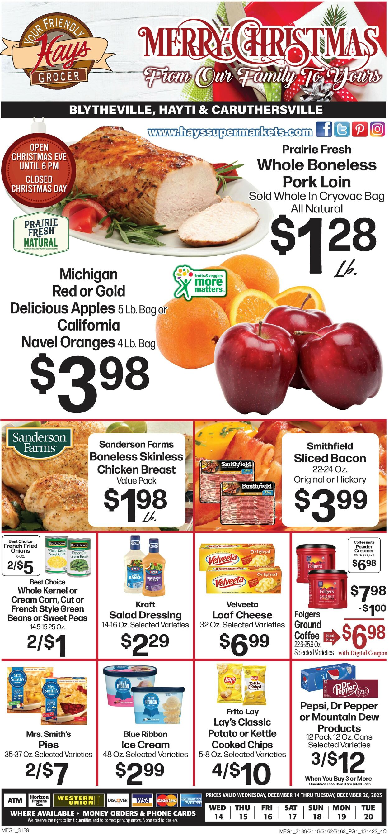 Hays Supermarket Weekly Ad Circular - valid 12/14-12/20/2022 (Page 3)