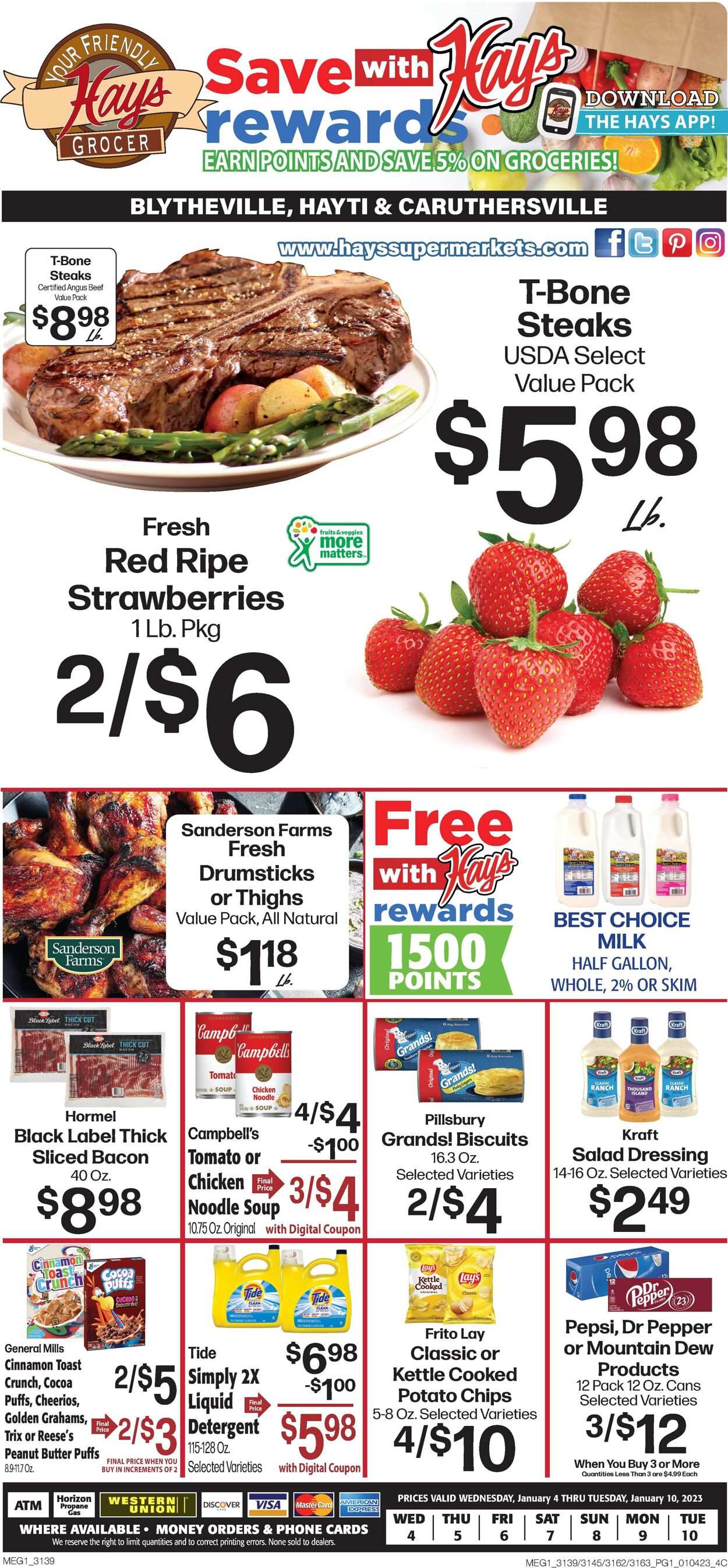 Hays Supermarket Weekly Ad Circular - valid 01/04-01/10/2023 (Page 3)