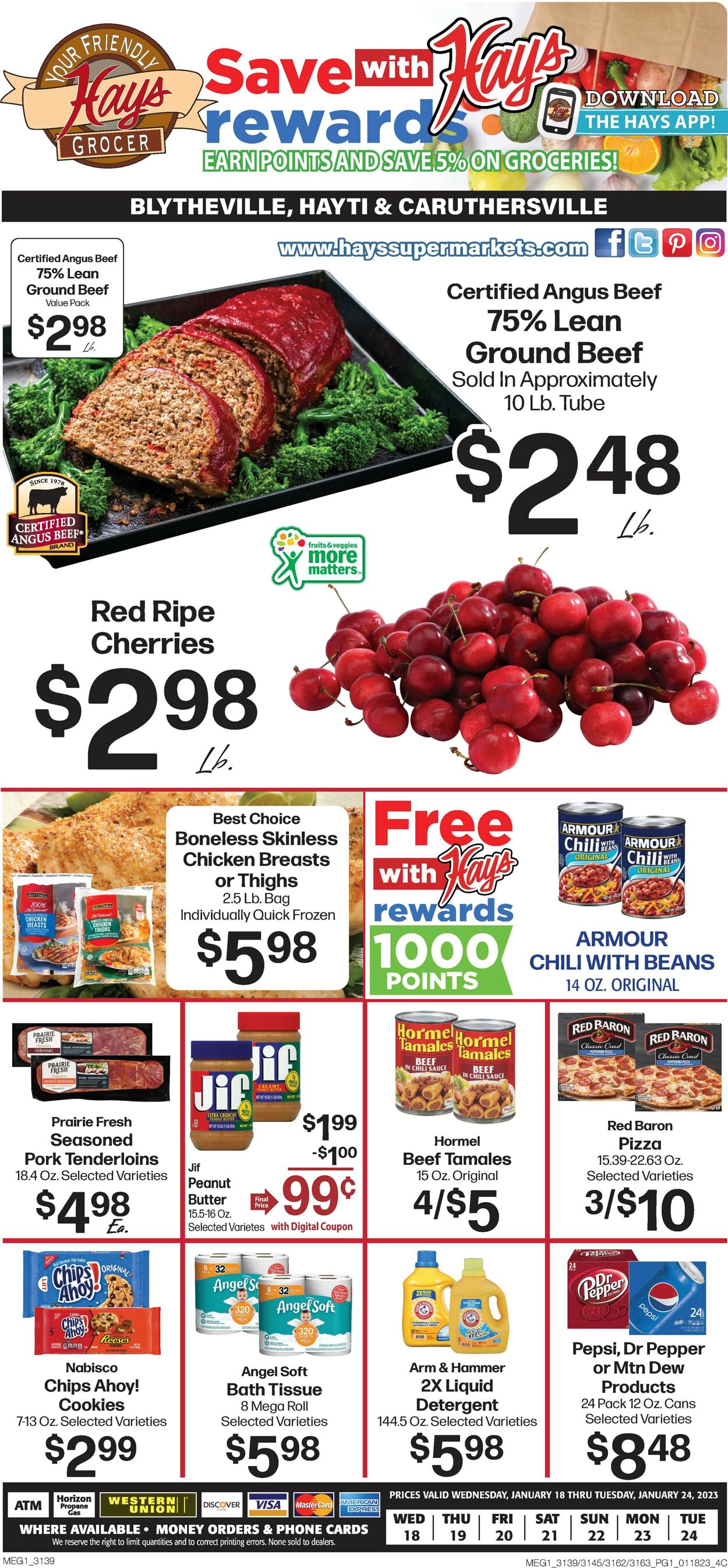 Hays Supermarket Weekly Ad Circular - valid 01/18-01/24/2023 (Page 3)