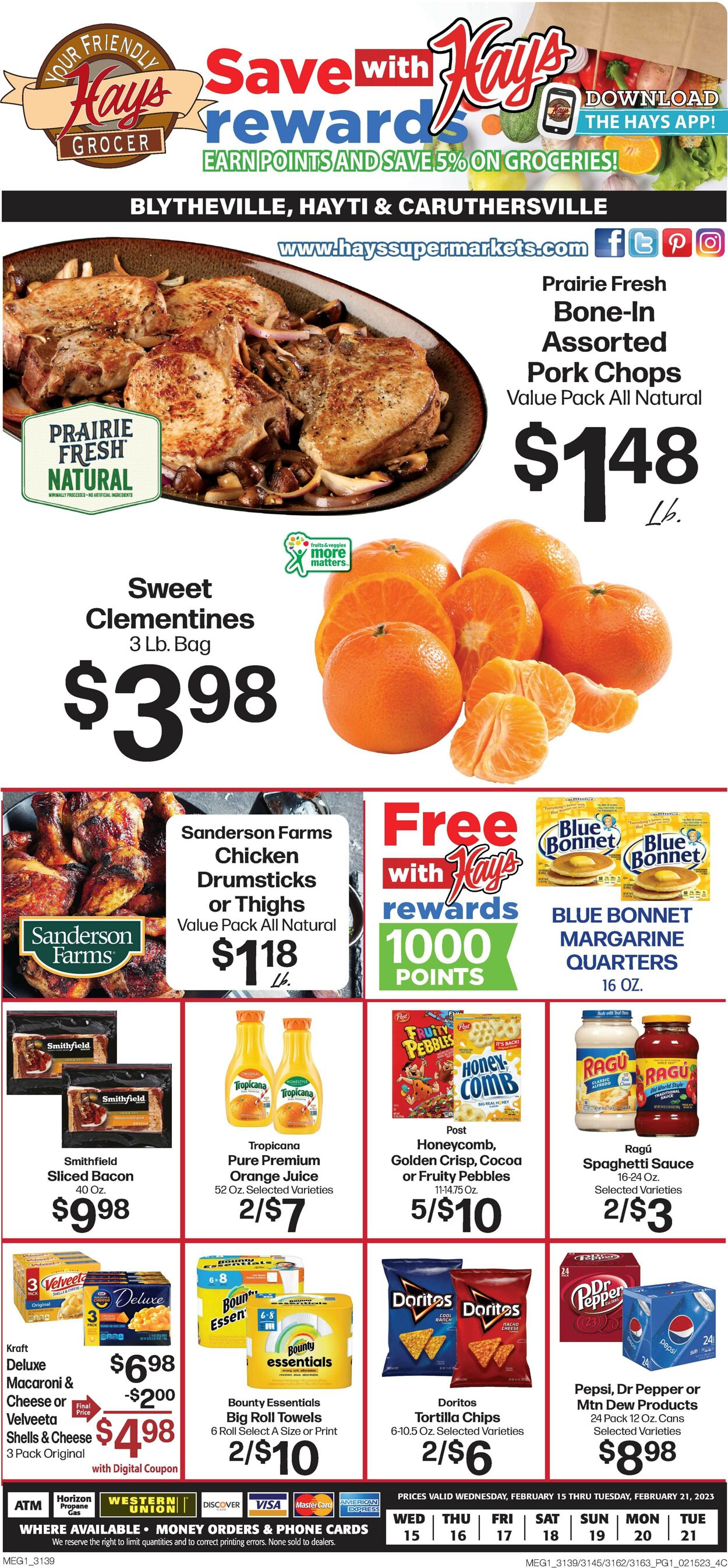 Hays Supermarket Weekly Ad Circular - valid 02/15-02/21/2023