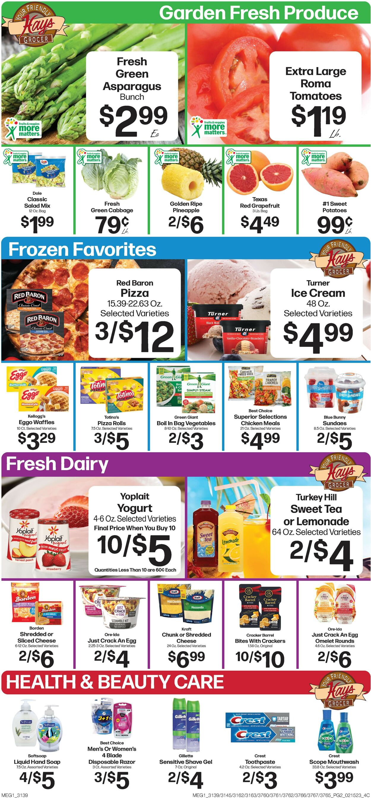 Hays Supermarket Weekly Ad Circular - valid 02/15-02/21/2023 (Page 2)