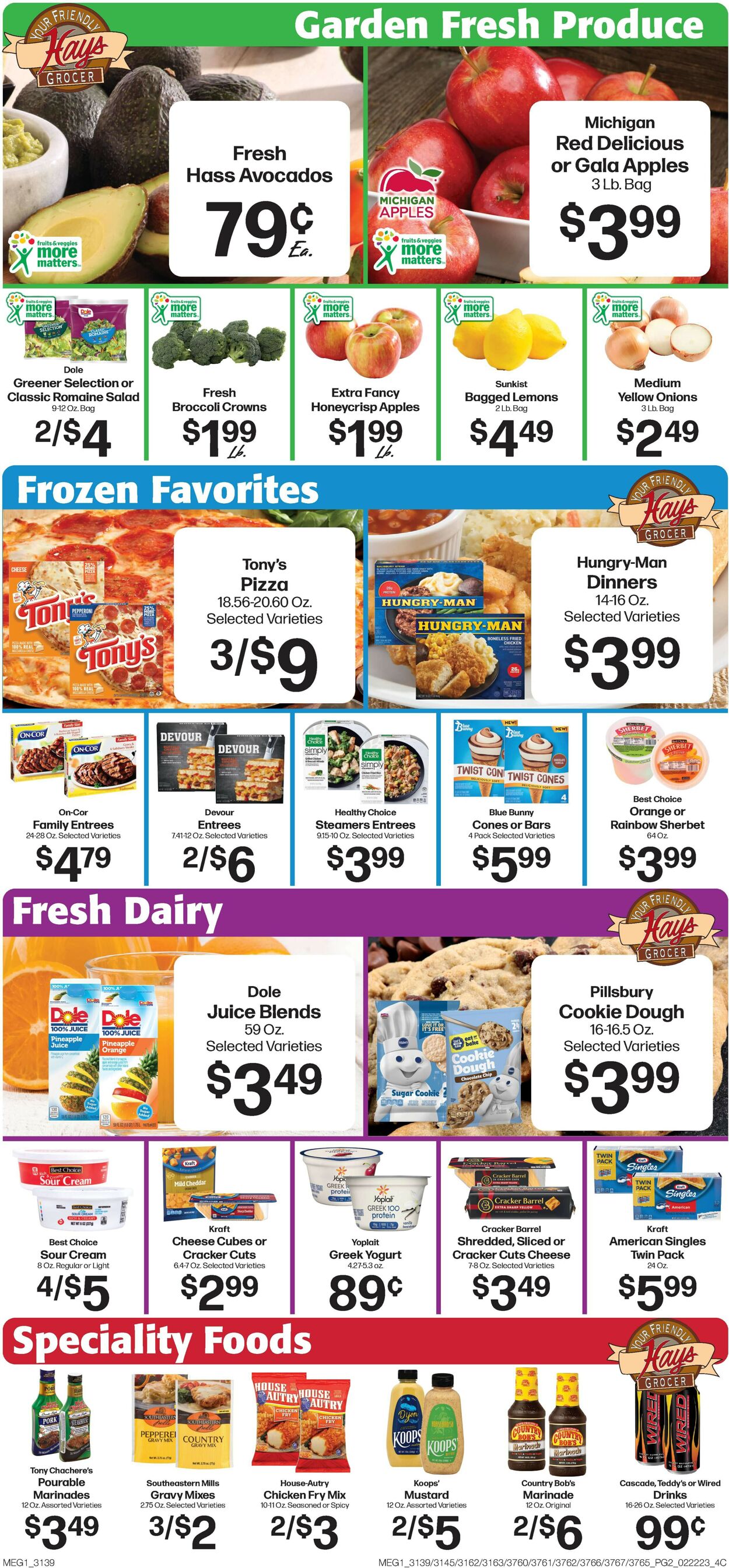Hays Supermarket Weekly Ad Circular - valid 02/22-03/07/2023 (Page 2)