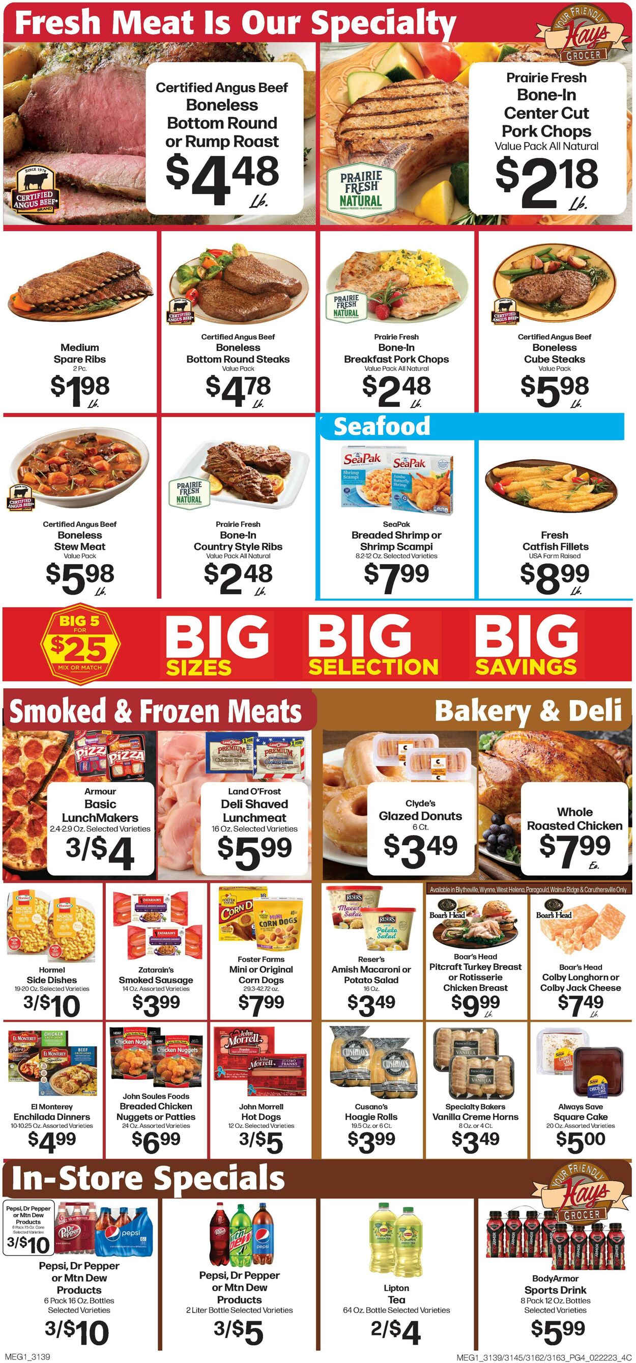 Hays Supermarket Weekly Ad Circular - valid 02/22-03/07/2023 (Page 4)