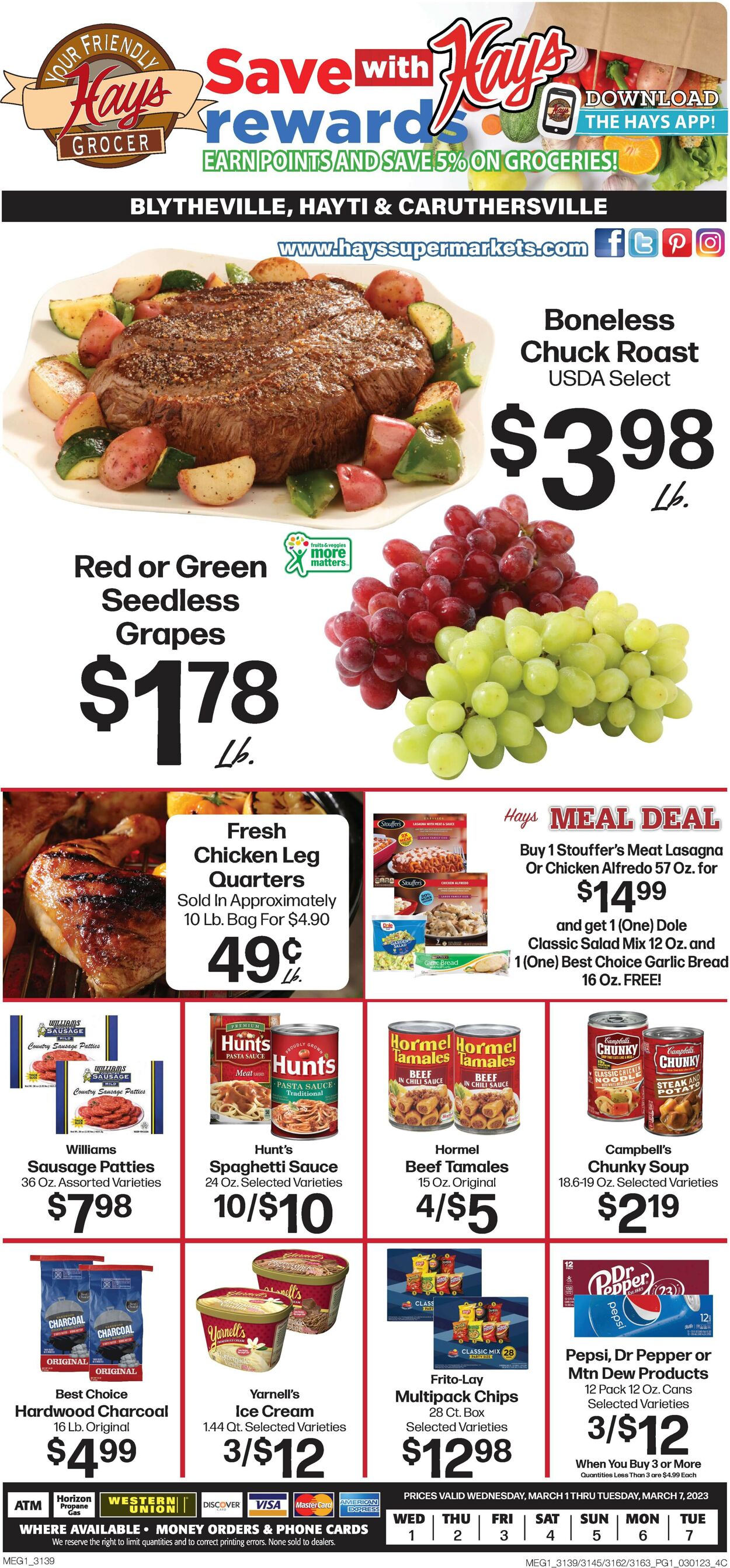 Hays Supermarket Weekly Ad Circular - valid 03/01-03/07/2023 (Page 3)
