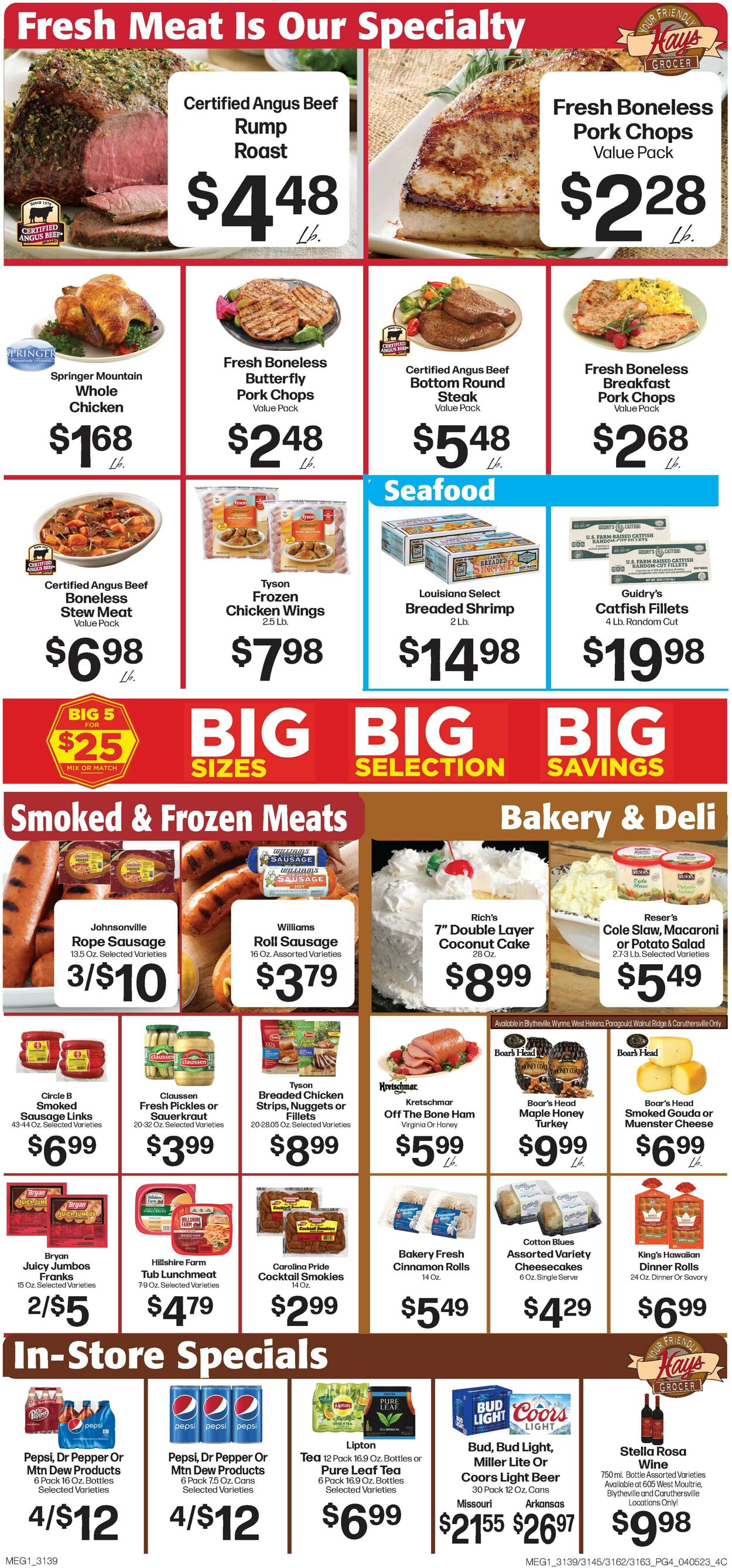 Hays Supermarket Weekly Ad Circular - valid 04/05-04/11/2023 (Page 6)