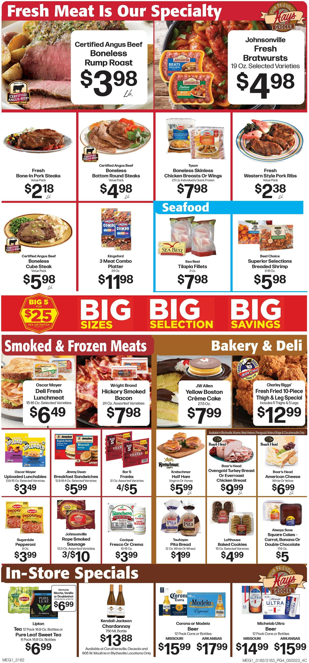 Hays Supermarket Weekly Ad Circular - valid 05/03-05/09/2023 (Page 6)