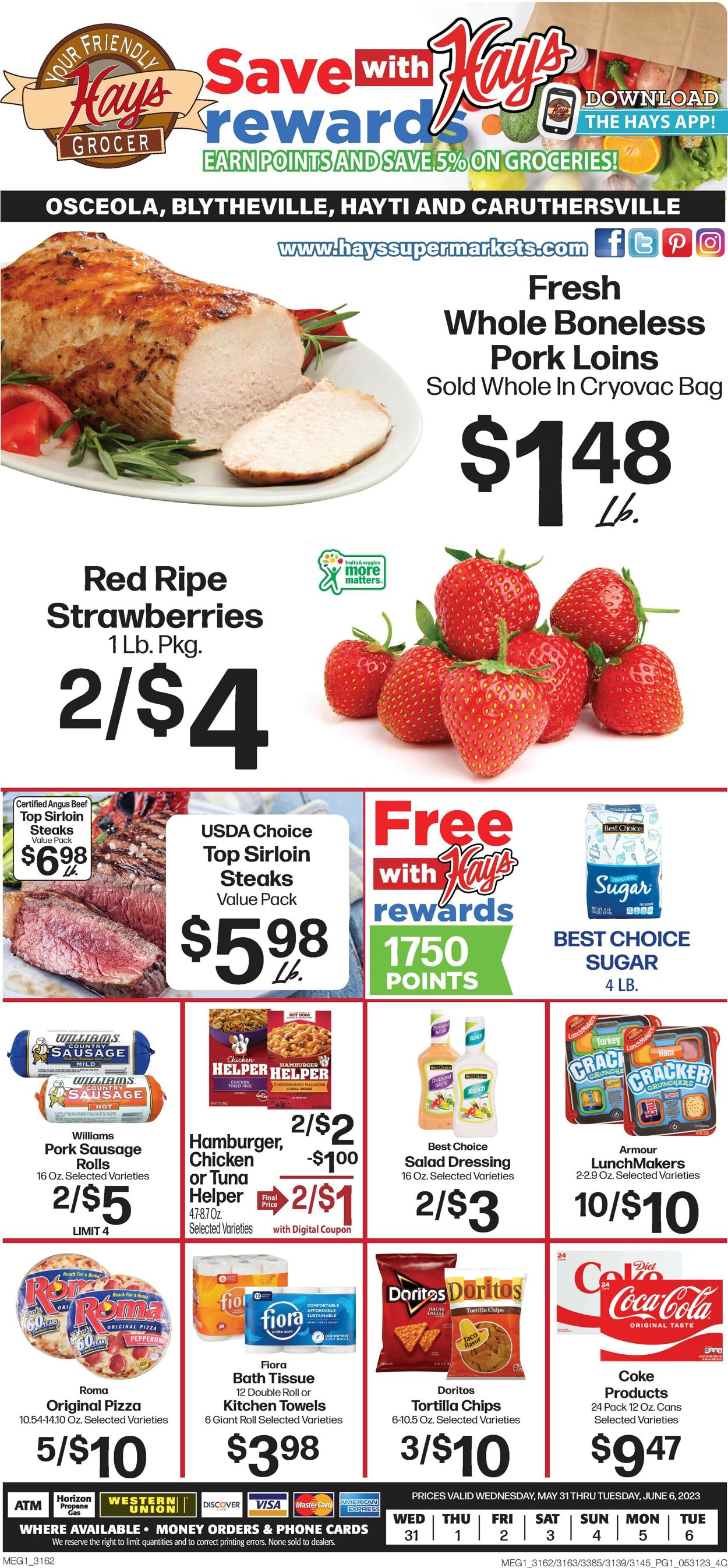 Hays Supermarket Weekly Ad Circular - valid 05/31-06/06/2023