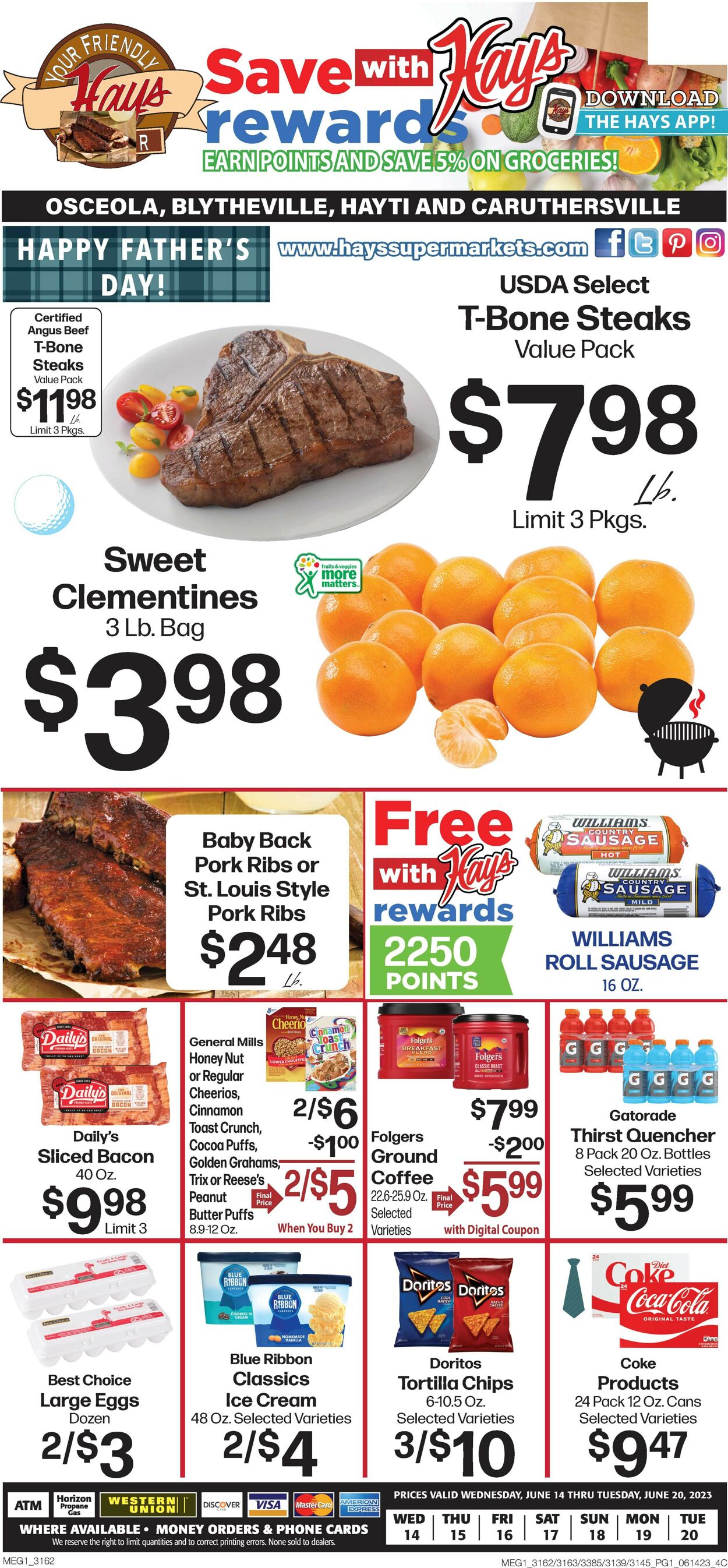 Hays Supermarket Weekly Ad Circular - valid 06/14-06/20/2023 (Page 3)