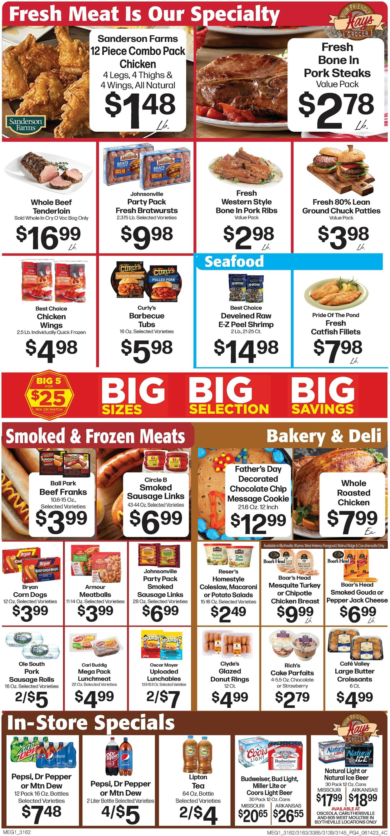 Hays Supermarket Weekly Ad Circular - valid 06/14-06/20/2023 (Page 6)