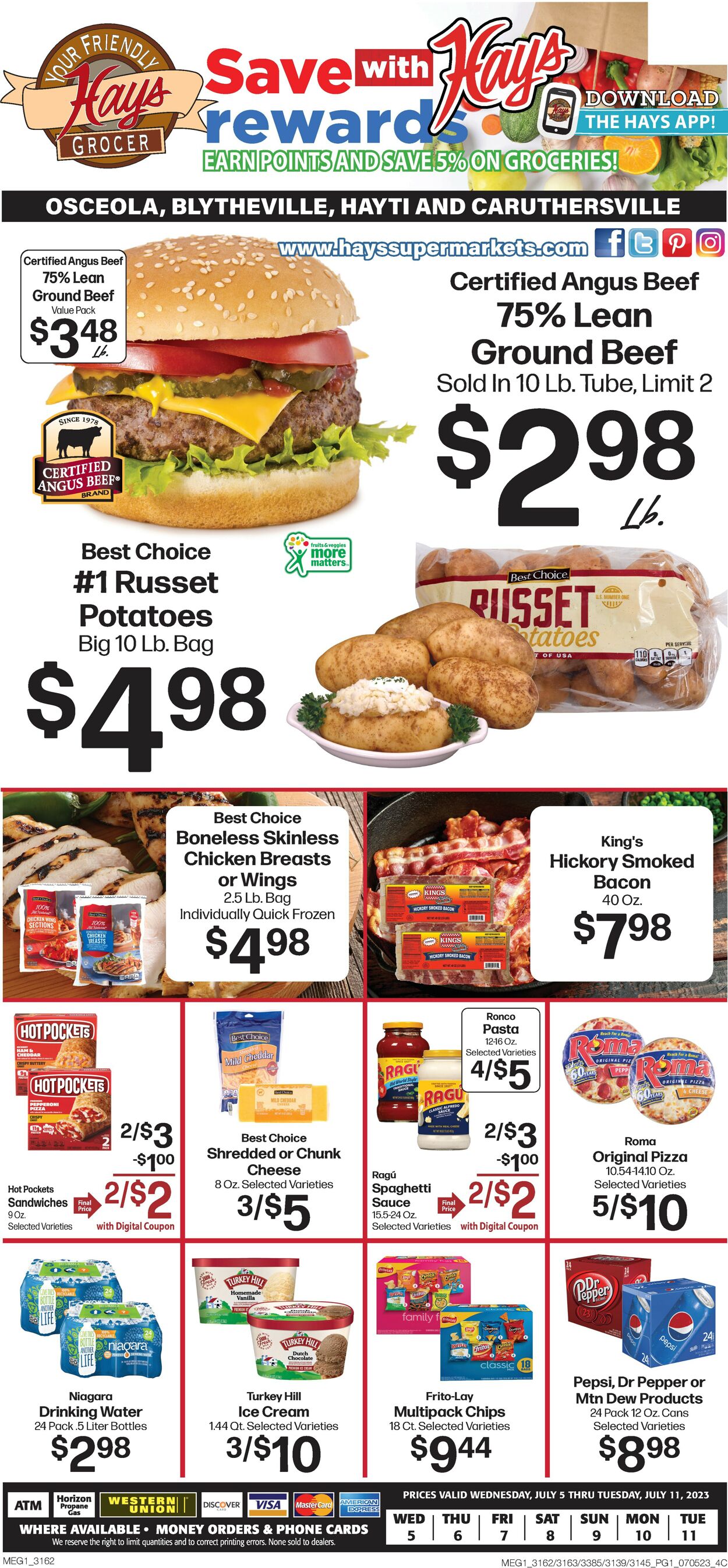 Hays Supermarket Weekly Ad Circular - valid 07/05-07/11/2023