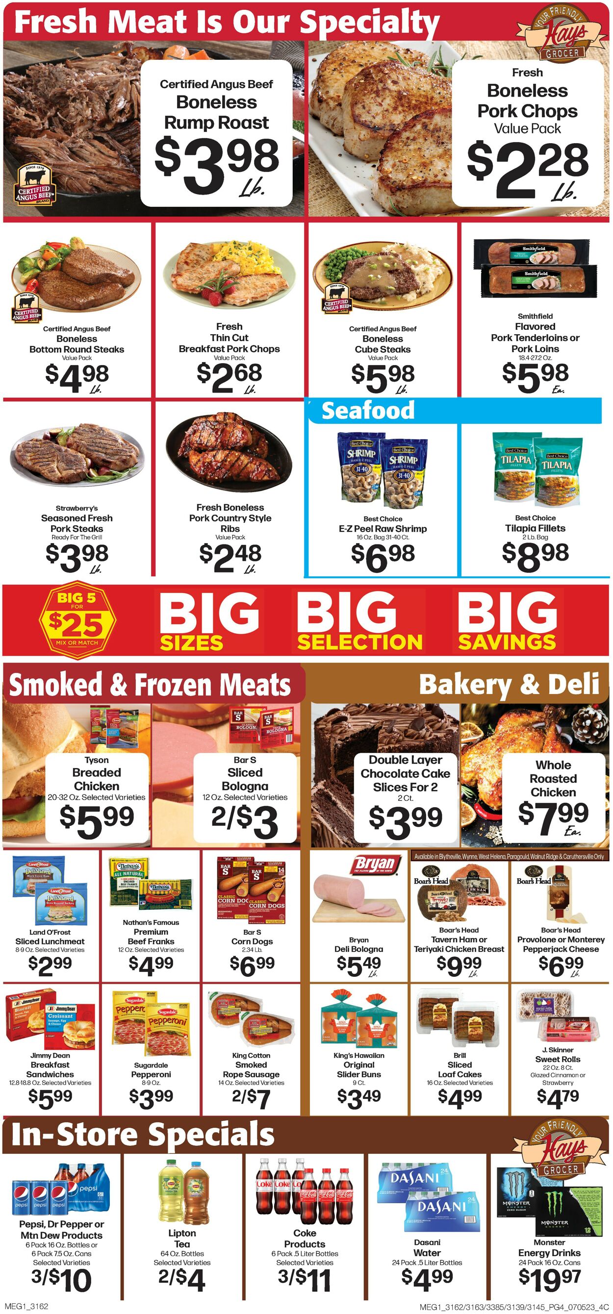 Hays Supermarket Weekly Ad Circular - valid 07/05-07/11/2023 (Page 4)