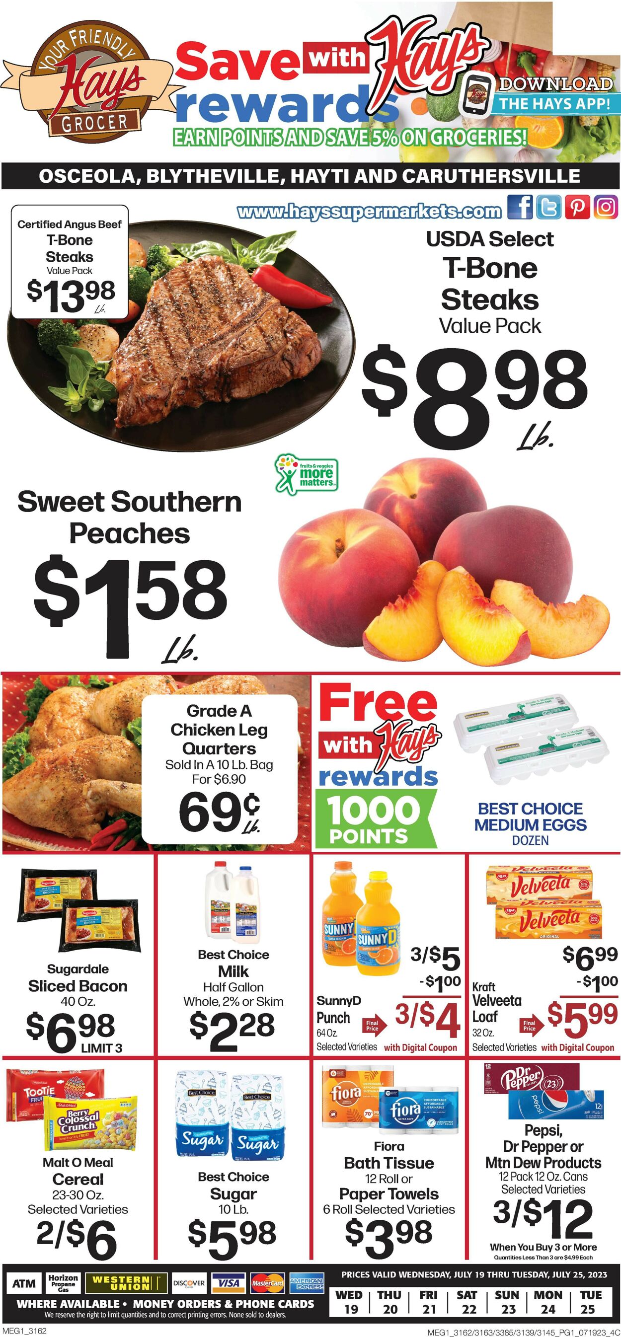 Hays Supermarket Weekly Ad Circular - valid 07/19-07/25/2023