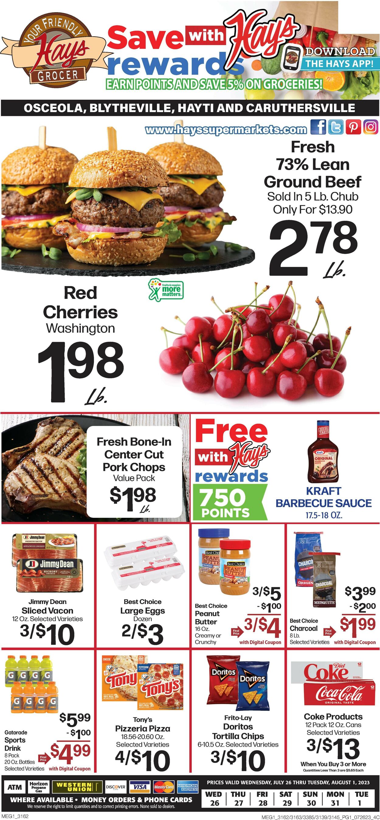 Hays Supermarket Weekly Ad Circular - valid 07/26-08/01/2023 (Page 3)