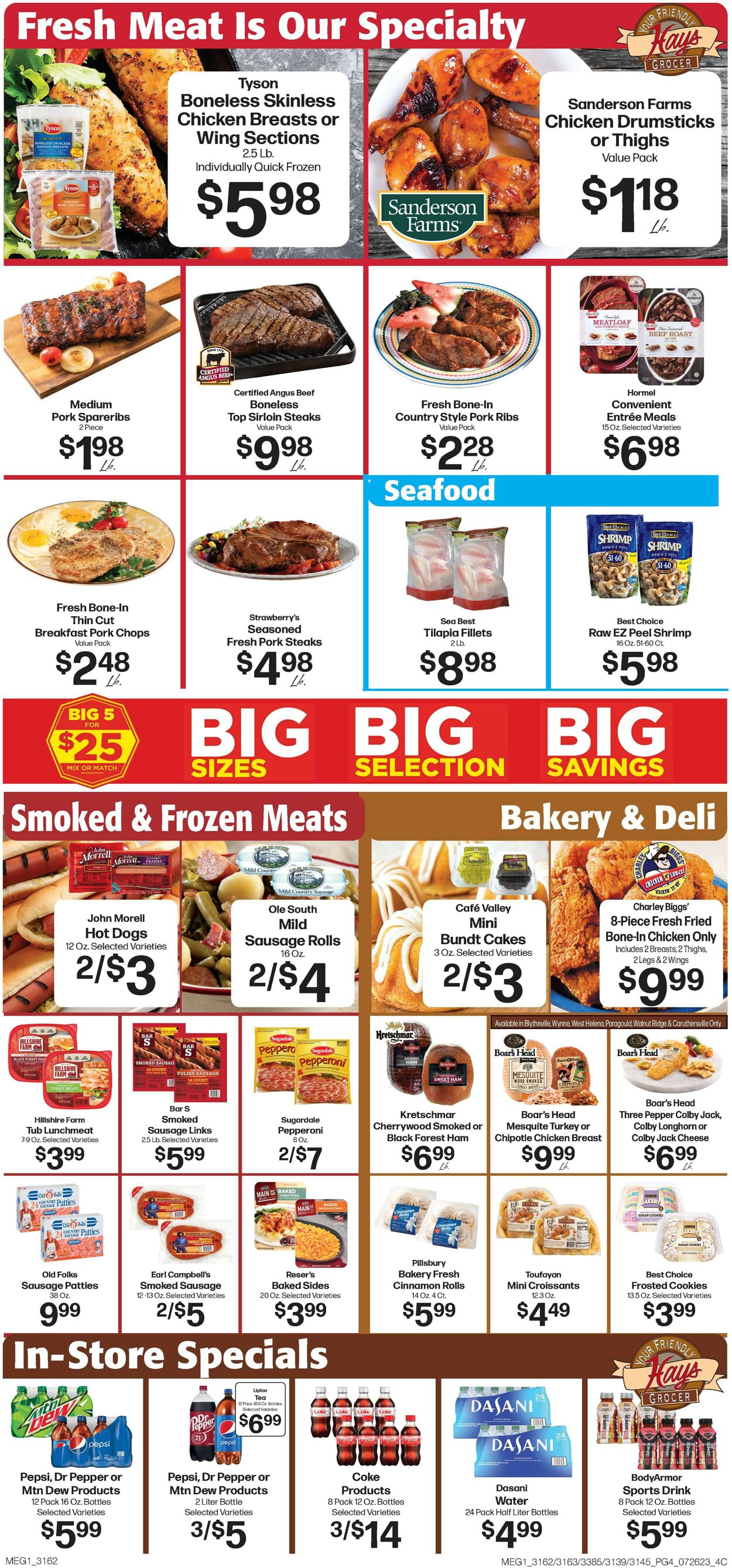 Hays Supermarket Weekly Ad Circular - valid 07/26-08/01/2023 (Page 6)