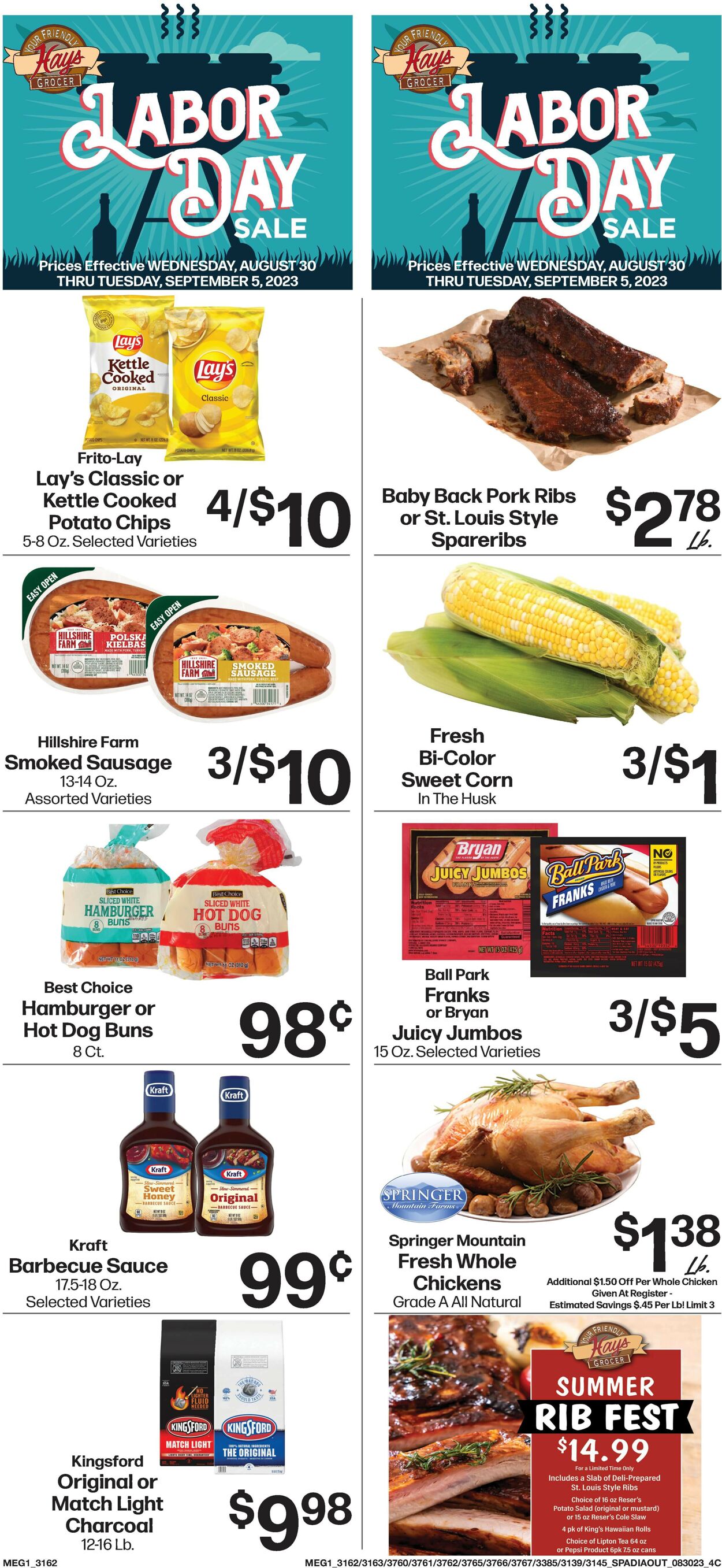 Hays Supermarket Weekly Ad Circular - valid 08/30-09/05/2023