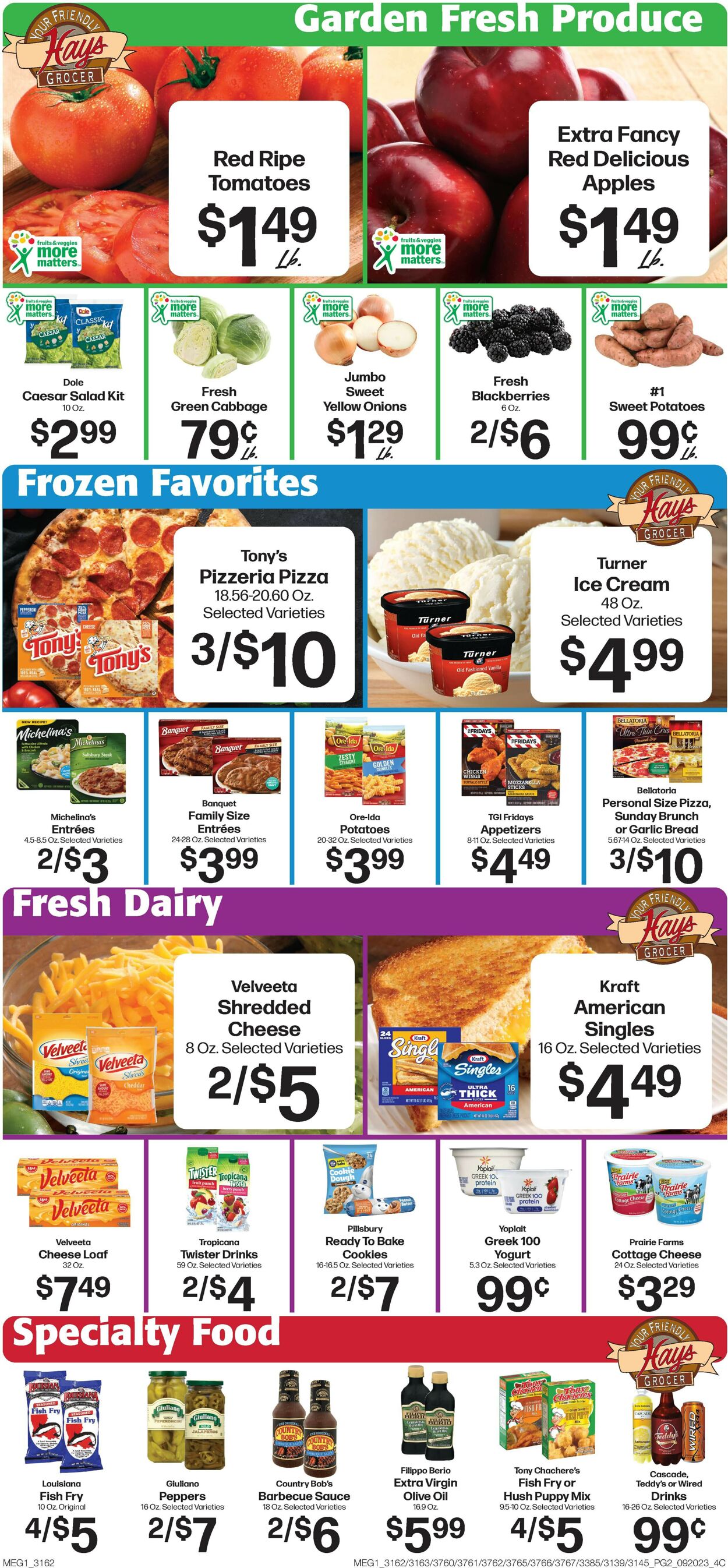Hays Supermarket Weekly Ad Circular - valid 09/20-09/26/2023 (Page 2)