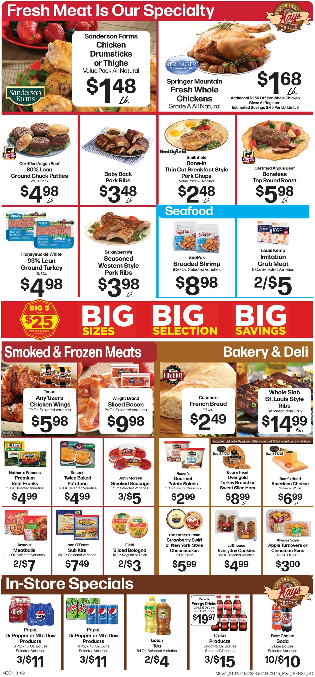 Hays Supermarket Weekly Ad Circular - valid 10/04-10/10/2023 (Page 6)