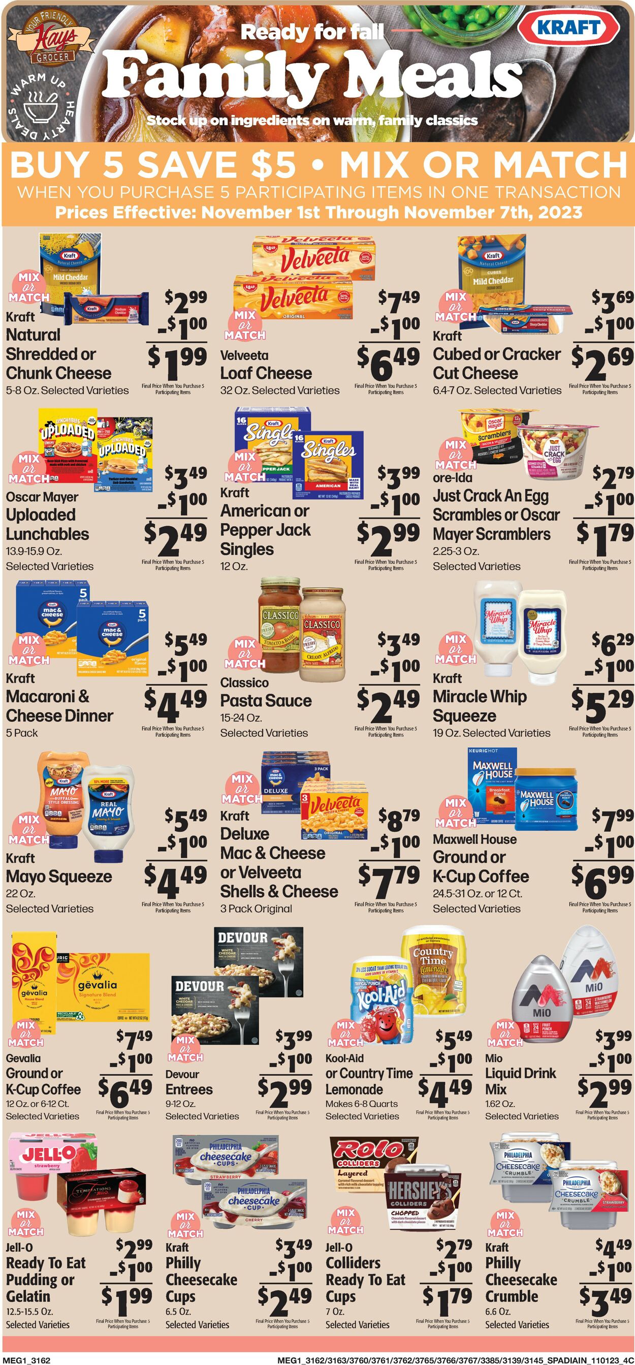 Hays Supermarket Weekly Ad Circular - valid 11/01-11/07/2023