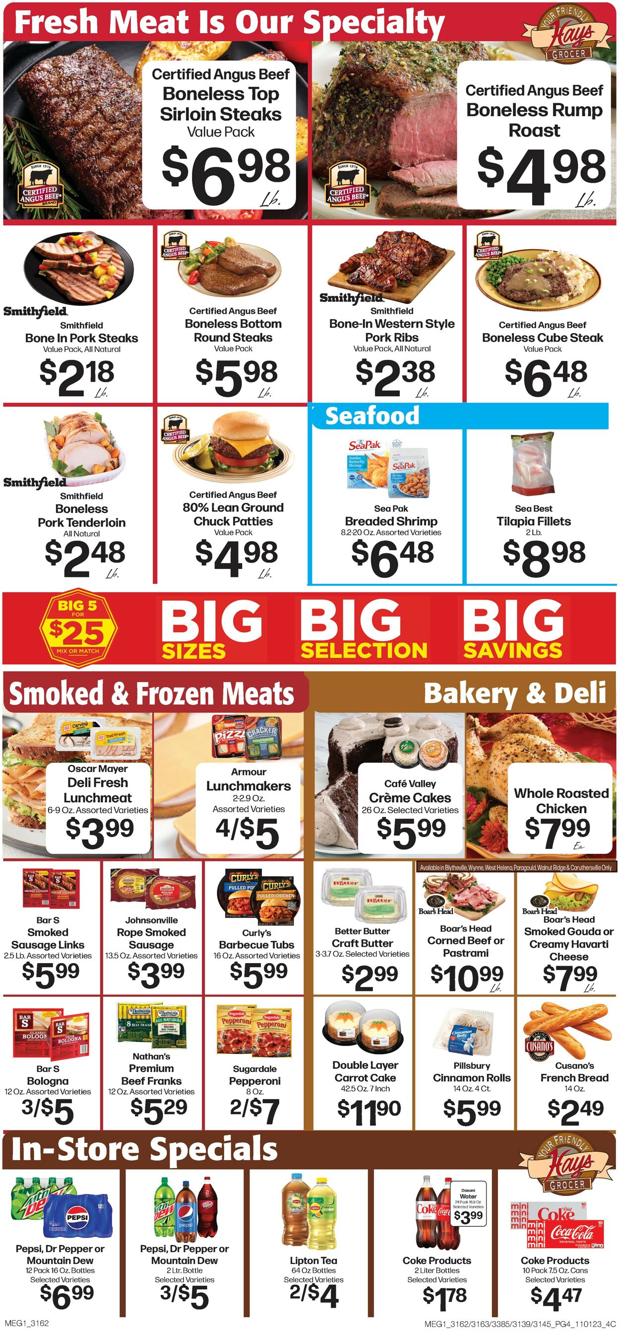 Hays Supermarket Weekly Ad Circular - valid 11/01-11/07/2023 (Page 6)