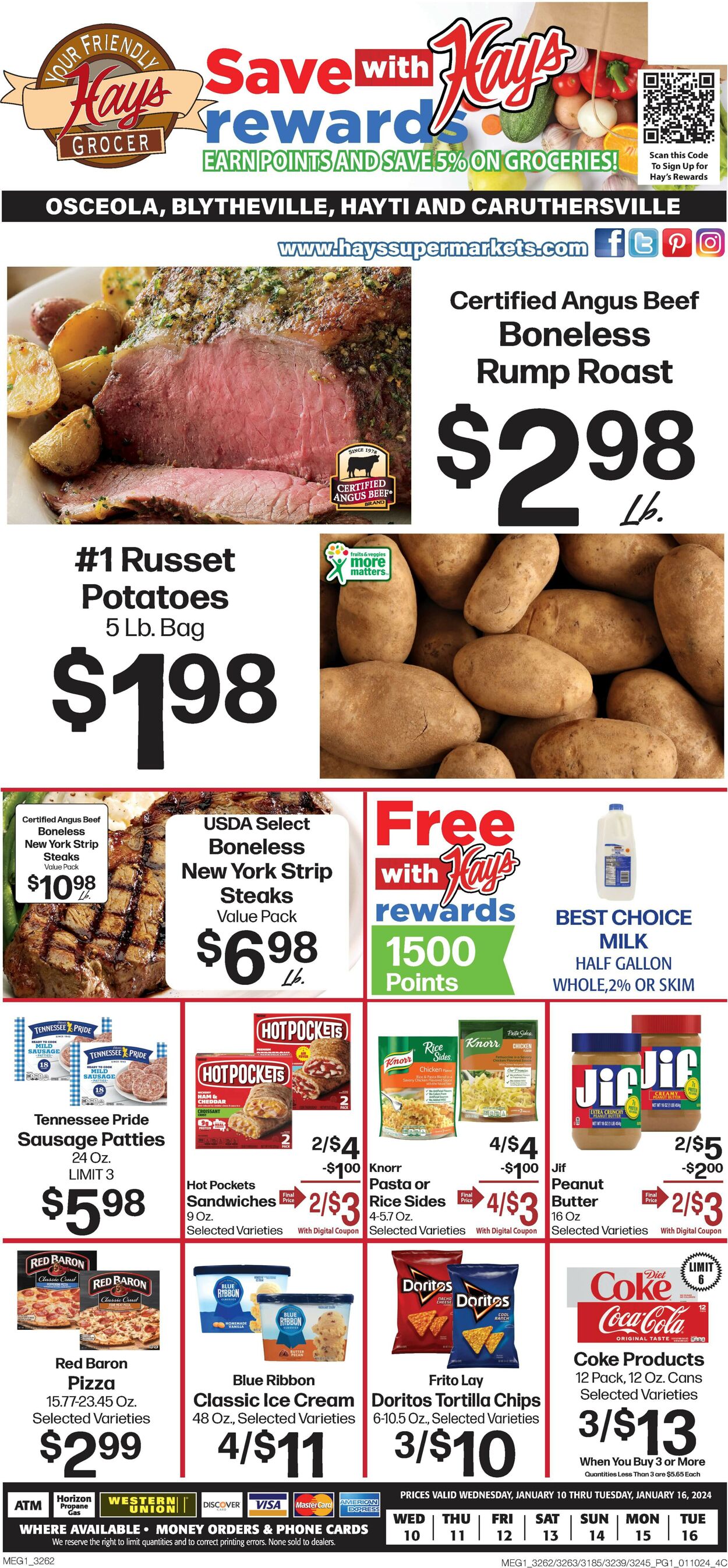 Hays Supermarket Weekly Ad Circular - valid 01/10-01/16/2024 (Page 3)