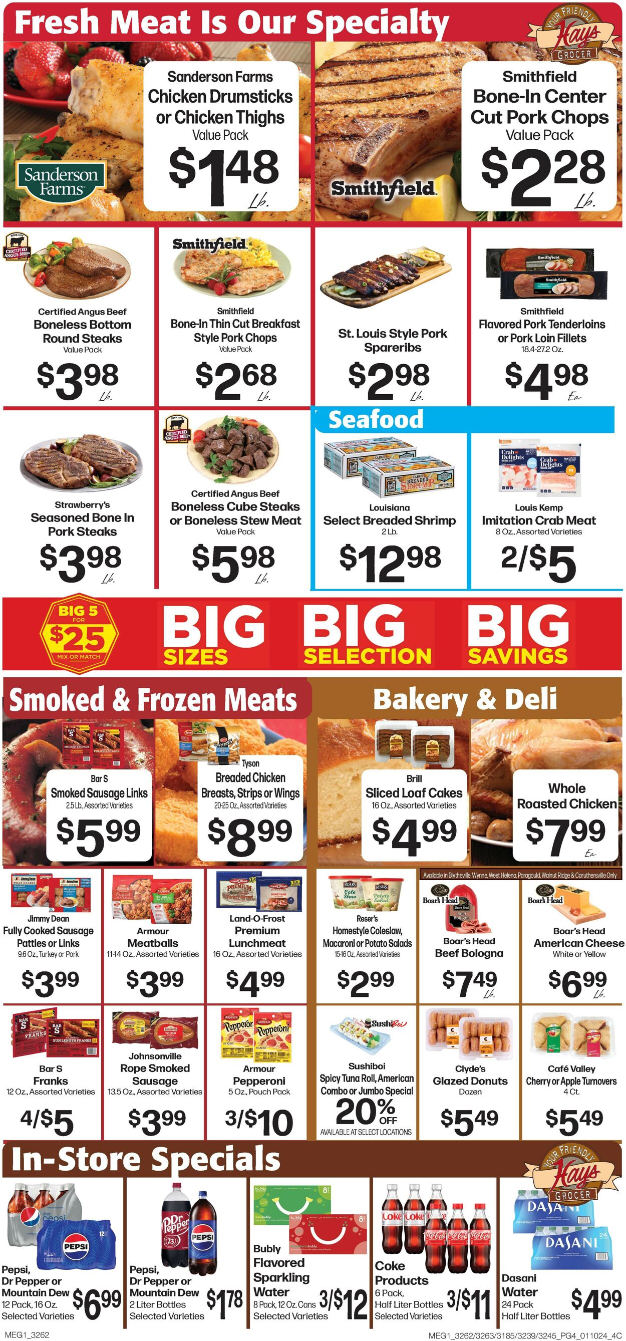Hays Supermarket Weekly Ad Circular - valid 01/10-01/16/2024 (Page 6)