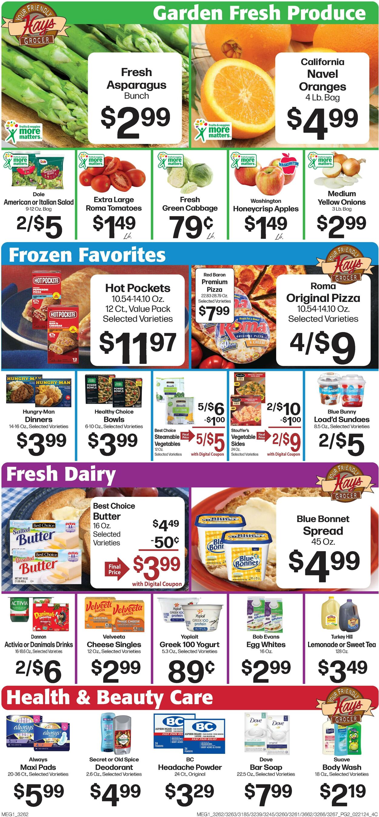 Hays Supermarket Weekly Ad Circular - valid 02/21-02/27/2024 (Page 2)